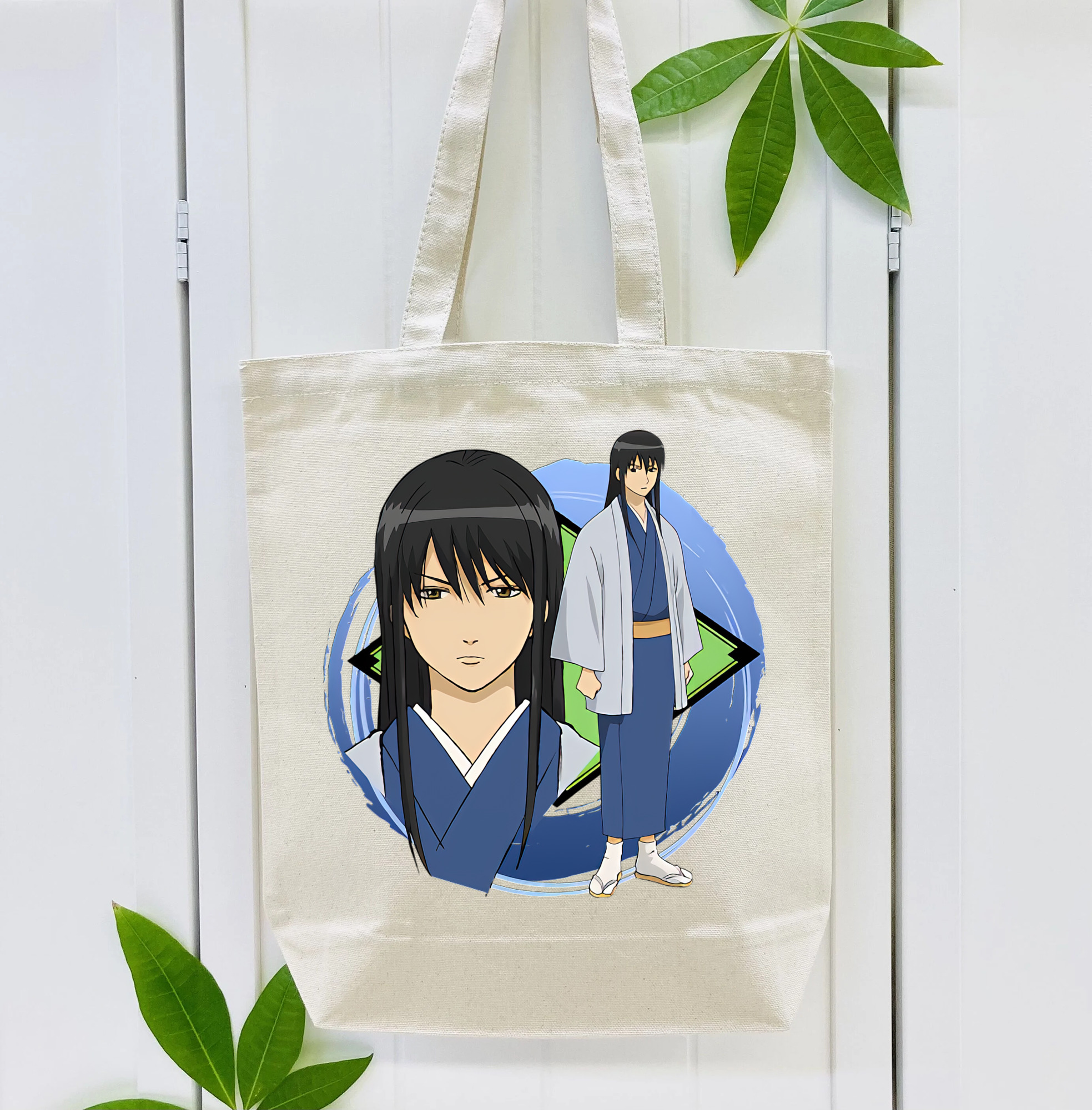 ぎんたま 坂田銀時（さかたぎんとき） 神楽 志村新八（しむら しんぱち） GINTAMA Sakata Gintoki Kagura Shimura Shinpachi 縦型キャンバス生地手提げバッグ　トートバッグ