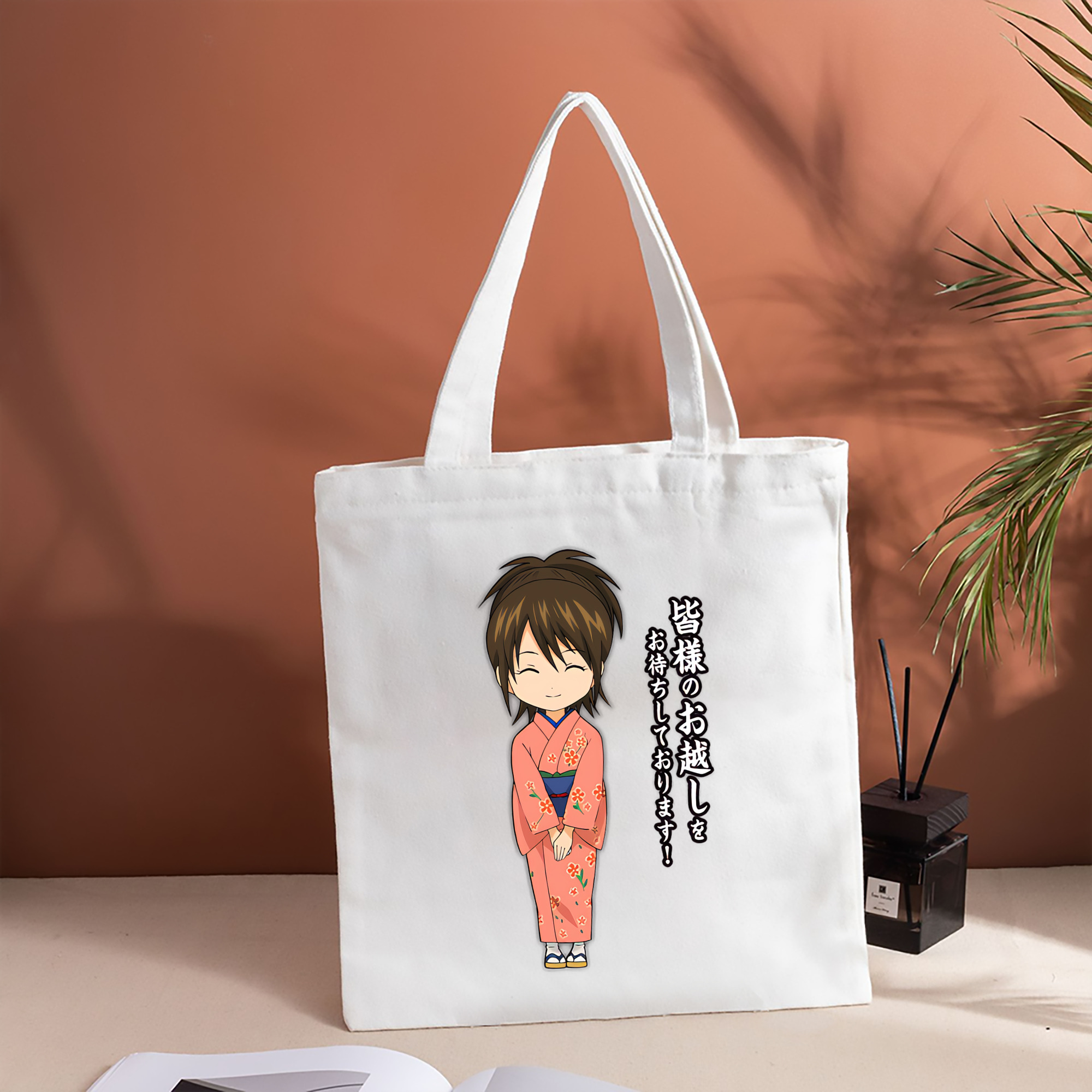 ぎんたま 坂田銀時（さかたぎんとき） 神楽 志村新八（しむら しんぱち） GINTAMA Sakata Gintoki Kagura Shimura Shinpachi 縦型キャンバス生地手提げバッグ　トートバッグ