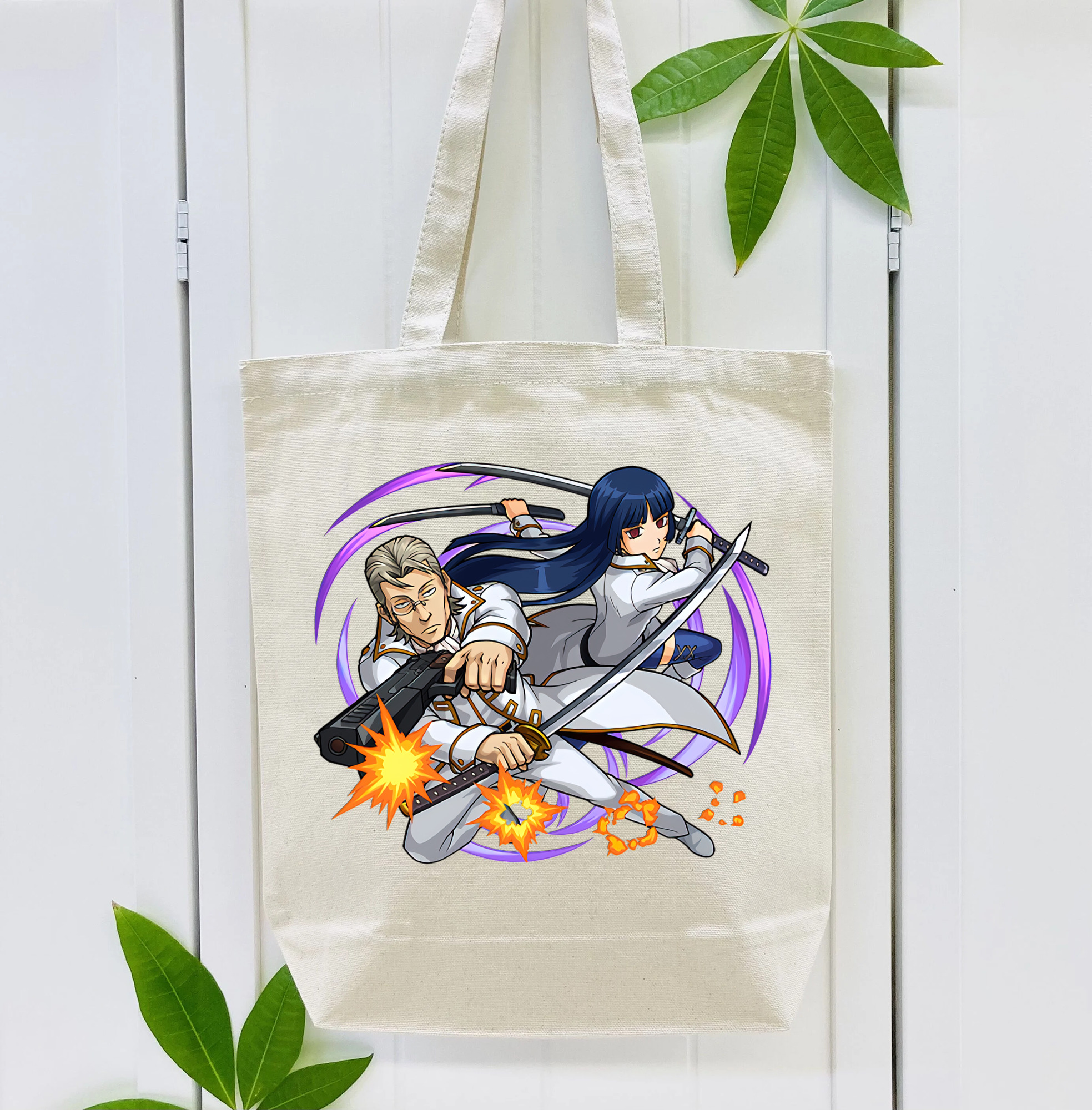ぎんたま 坂田銀時（さかたぎんとき） 神楽 志村新八（しむら しんぱち） GINTAMA Sakata Gintoki Kagura Shimura Shinpachi 縦型キャンバス生地手提げバッグ　トートバッグ