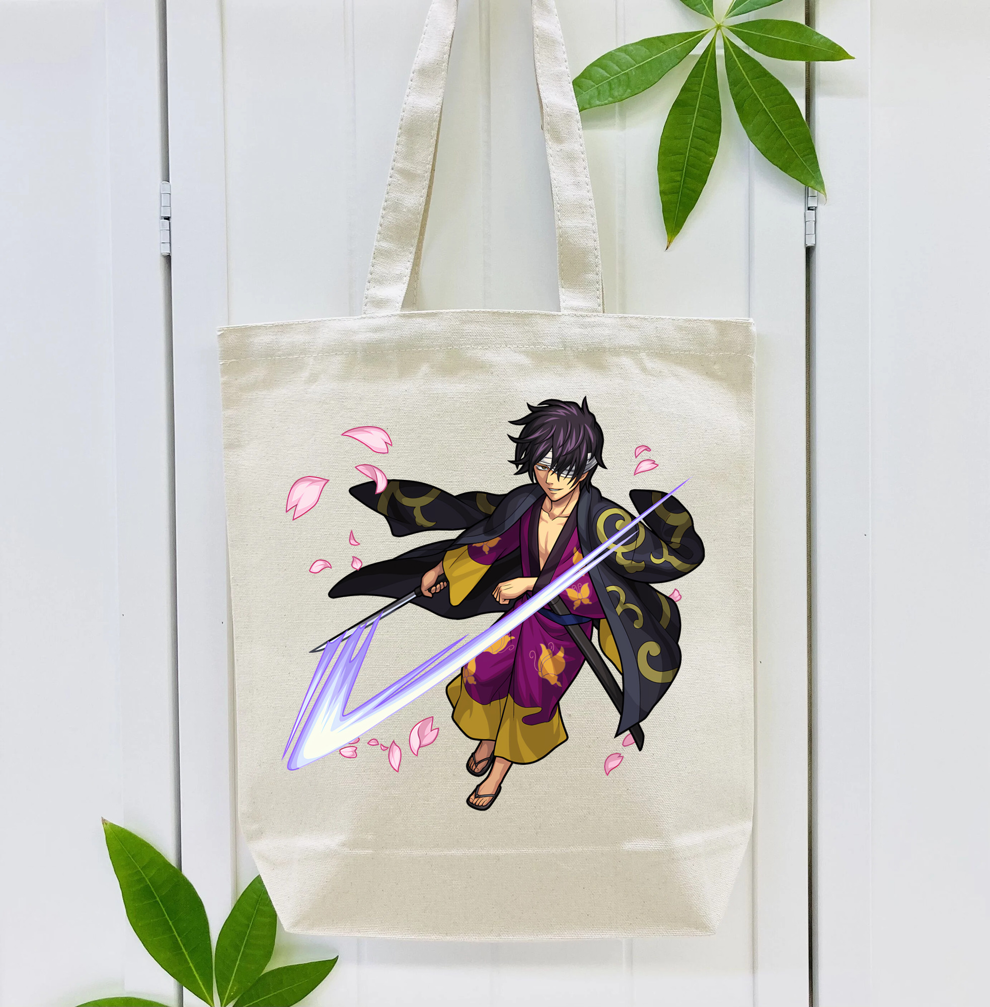 ぎんたま 坂田銀時（さかたぎんとき） 神楽 志村新八（しむら しんぱち） GINTAMA Sakata Gintoki Kagura Shimura Shinpachi 縦型キャンバス生地手提げバッグ　トートバッグ