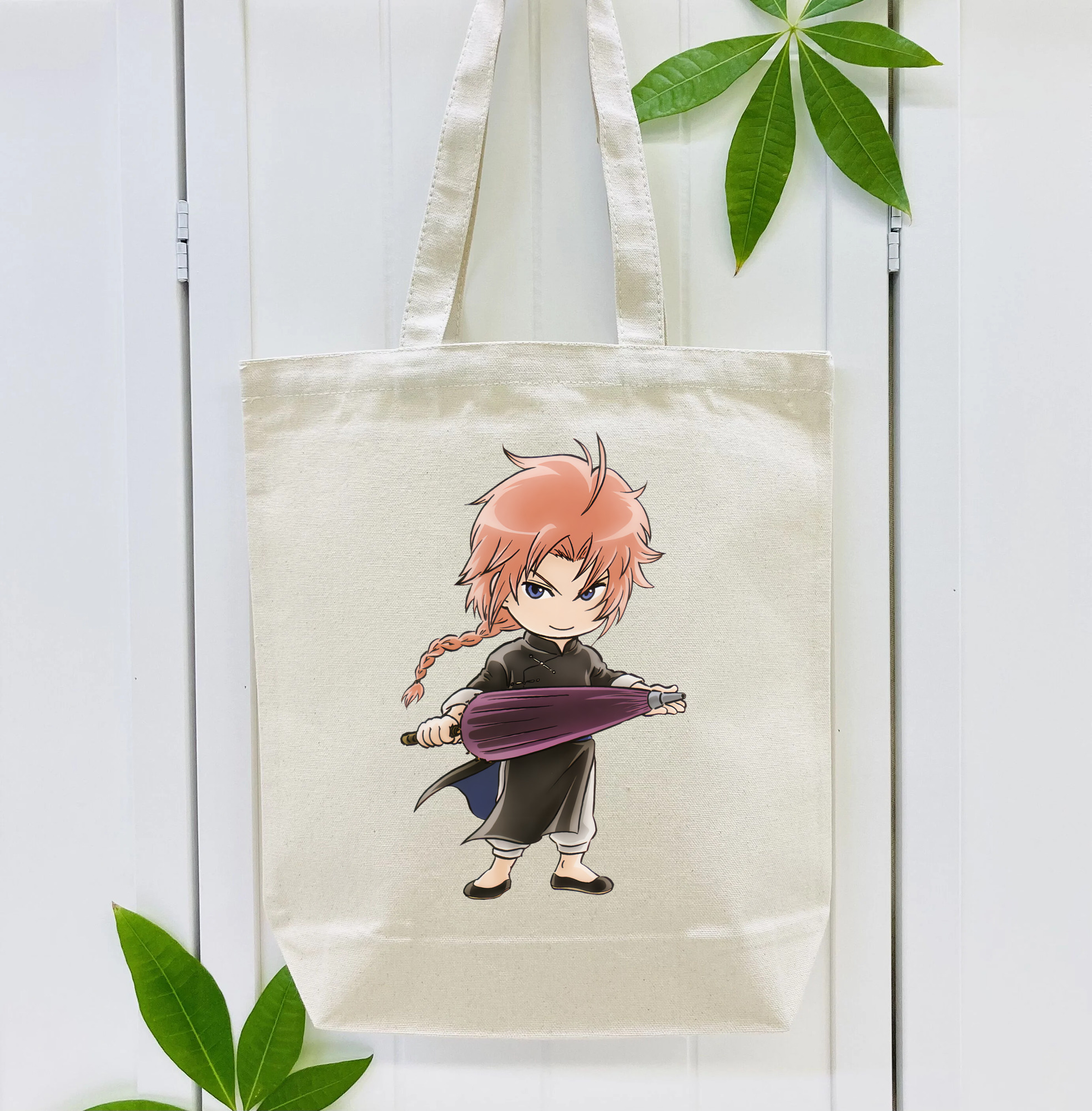 ぎんたま 坂田銀時（さかたぎんとき） 神楽 志村新八（しむら しんぱち） GINTAMA Sakata Gintoki Kagura Shimura Shinpachi 縦型キャンバス生地手提げバッグ　トートバッグ