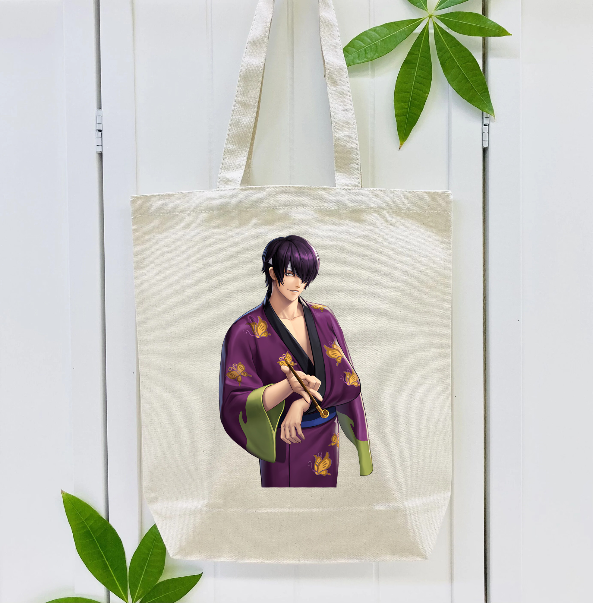 ぎんたま 坂田銀時（さかたぎんとき） 神楽 志村新八（しむら しんぱち） GINTAMA Sakata Gintoki Kagura Shimura Shinpachi 縦型キャンバス生地手提げバッグ　トートバッグ