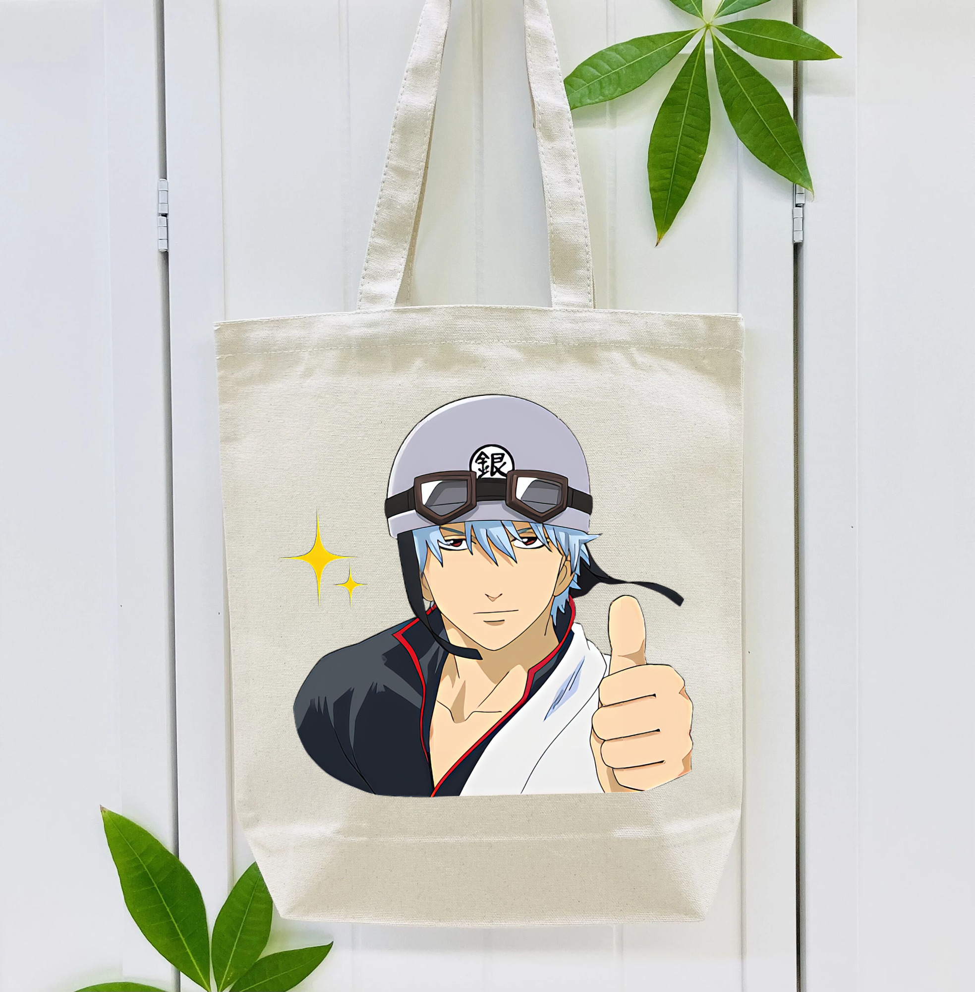 ぎんたま 坂田銀時（さかたぎんとき） 神楽 志村新八（しむら しんぱち） GINTAMA Sakata Gintoki Kagura Shimura Shinpachi 縦型キャンバス生地手提げバッグ　トートバッグ