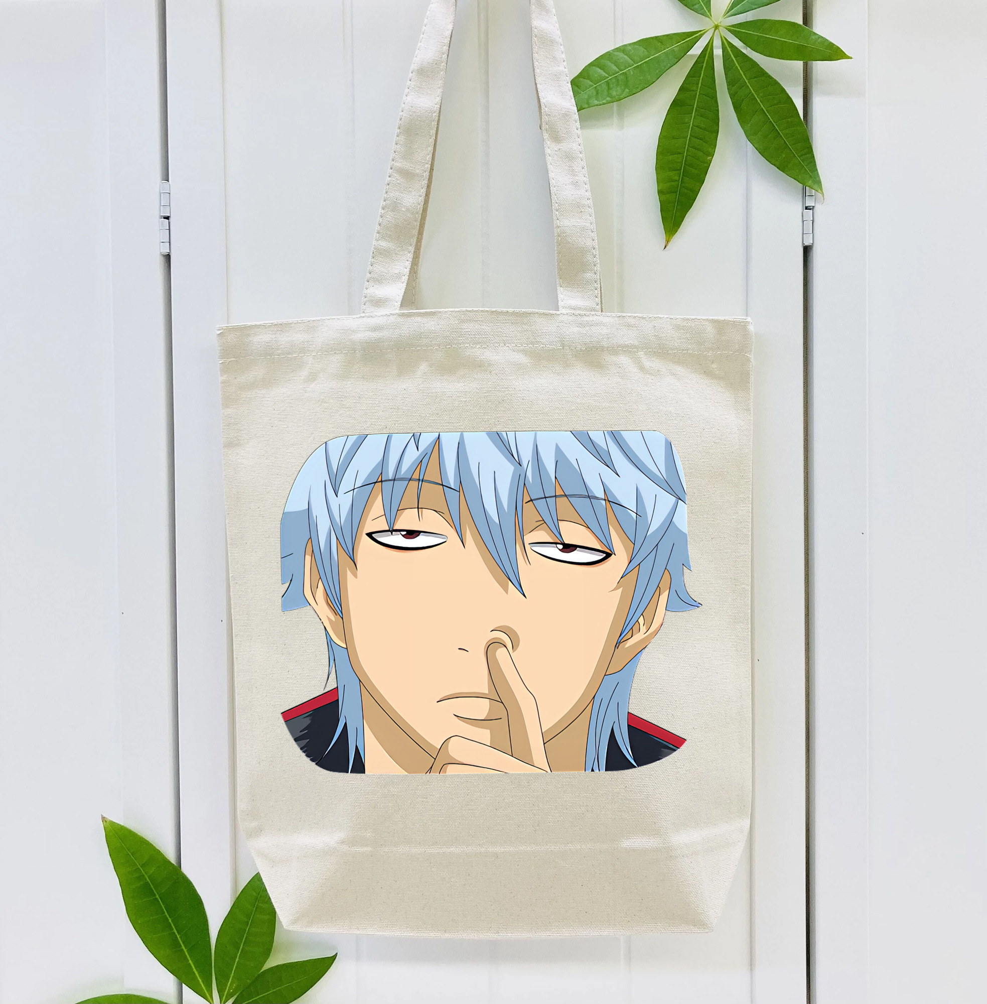 ぎんたま 坂田銀時（さかたぎんとき） 神楽 志村新八（しむら しんぱち） GINTAMA Sakata Gintoki Kagura Shimura Shinpachi 縦型キャンバス生地手提げバッグ　トートバッグ