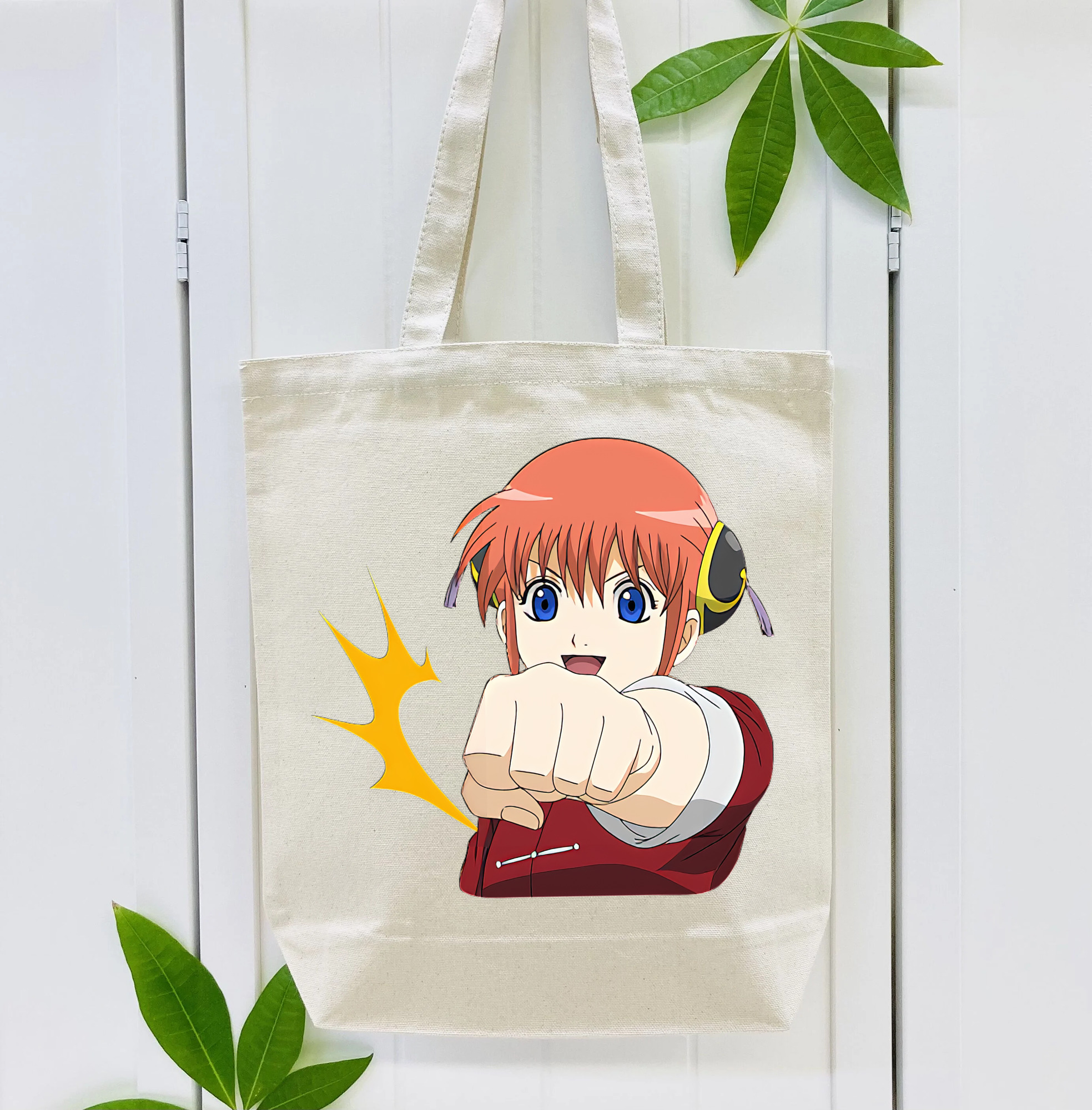 ぎんたま 坂田銀時（さかたぎんとき） 神楽 志村新八（しむら しんぱち） GINTAMA Sakata Gintoki Kagura Shimura Shinpachi 縦型キャンバス生地手提げバッグ　トートバッグ