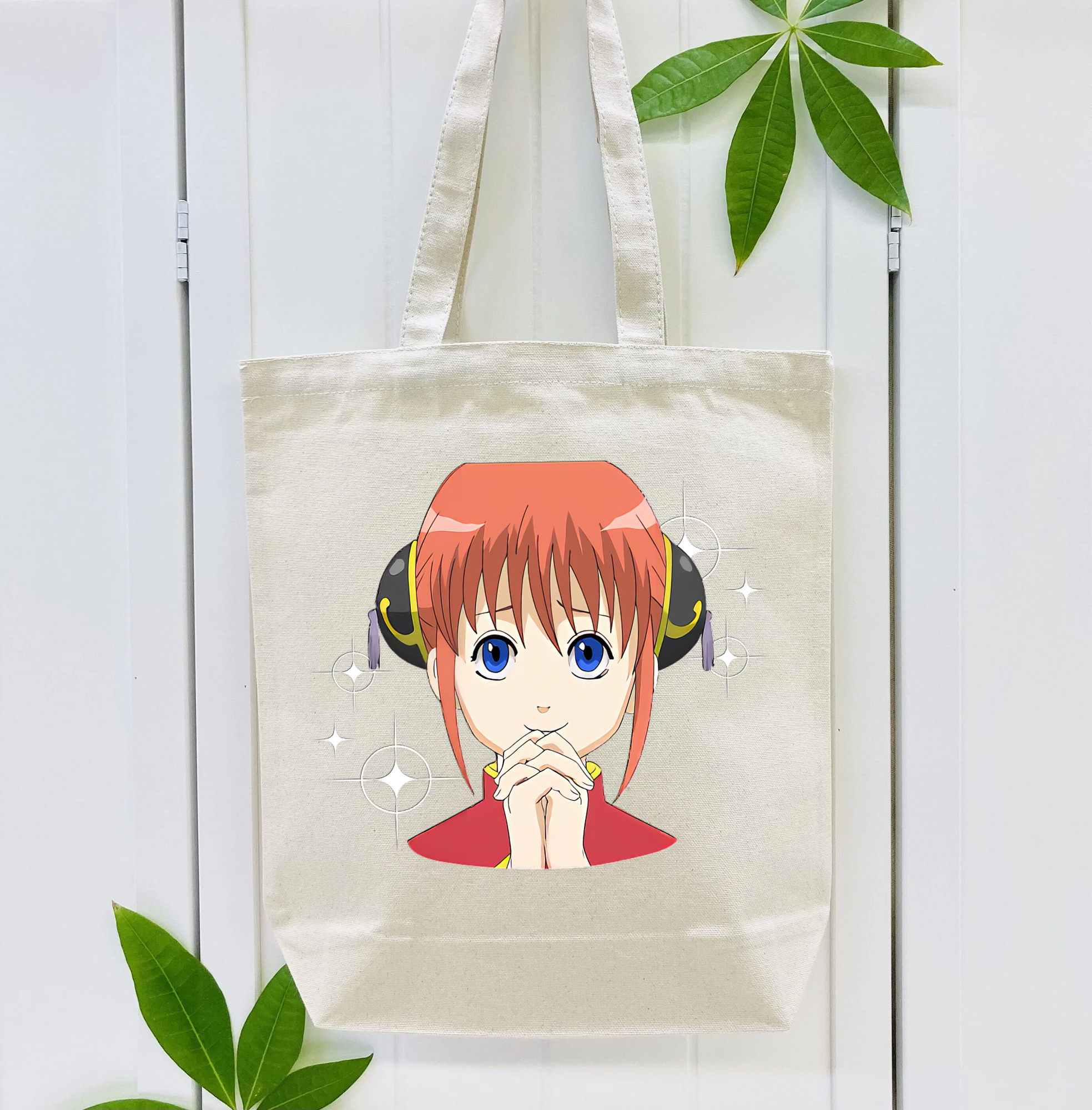 ぎんたま 坂田銀時（さかたぎんとき） 神楽 志村新八（しむら しんぱち） GINTAMA Sakata Gintoki Kagura Shimura Shinpachi 縦型キャンバス生地手提げバッグ　トートバッグ