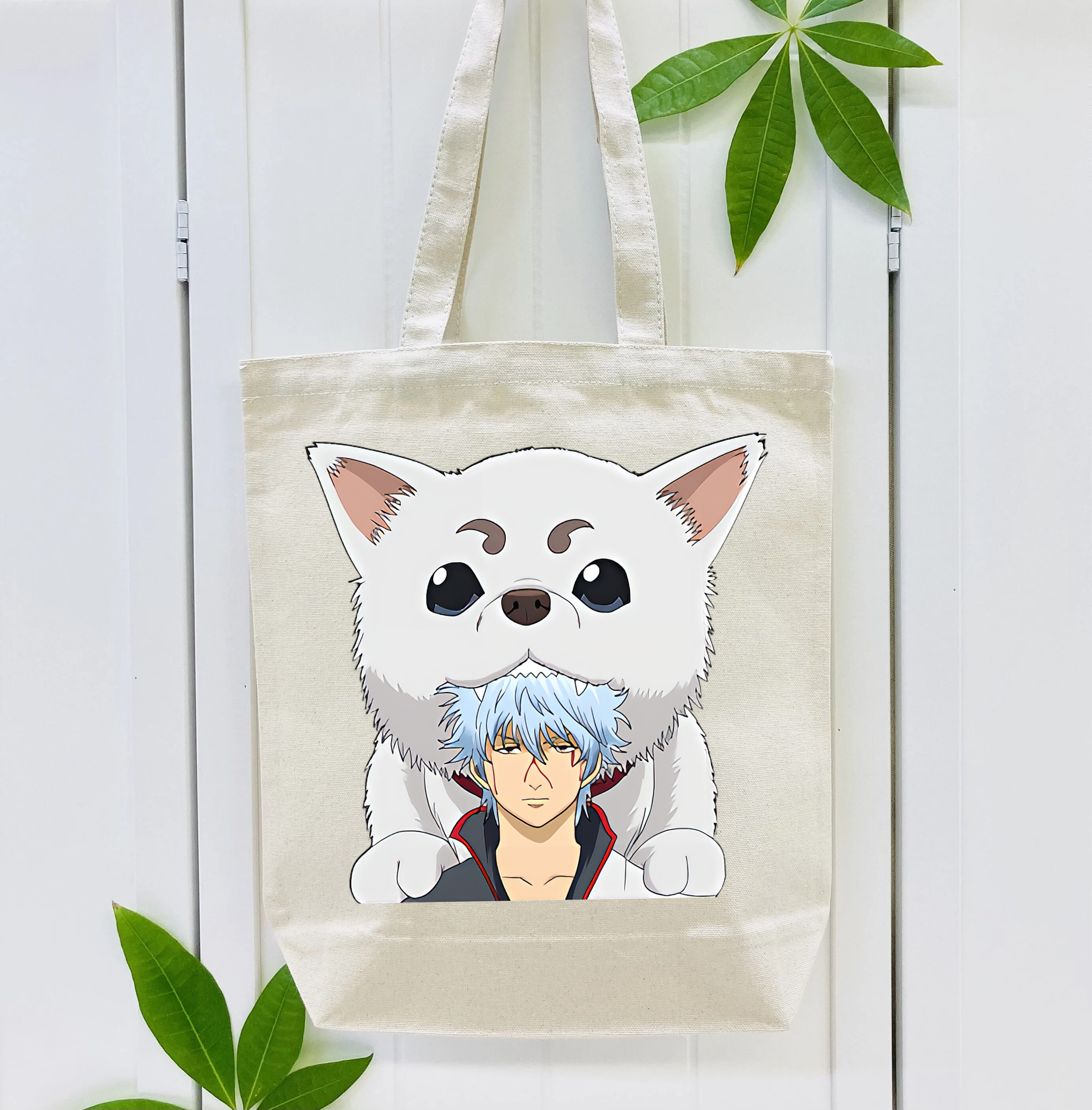 ぎんたま 坂田銀時（さかたぎんとき） 神楽 志村新八（しむら しんぱち） GINTAMA Sakata Gintoki Kagura Shimura Shinpachi 縦型キャンバス生地手提げバッグ　トートバッグ