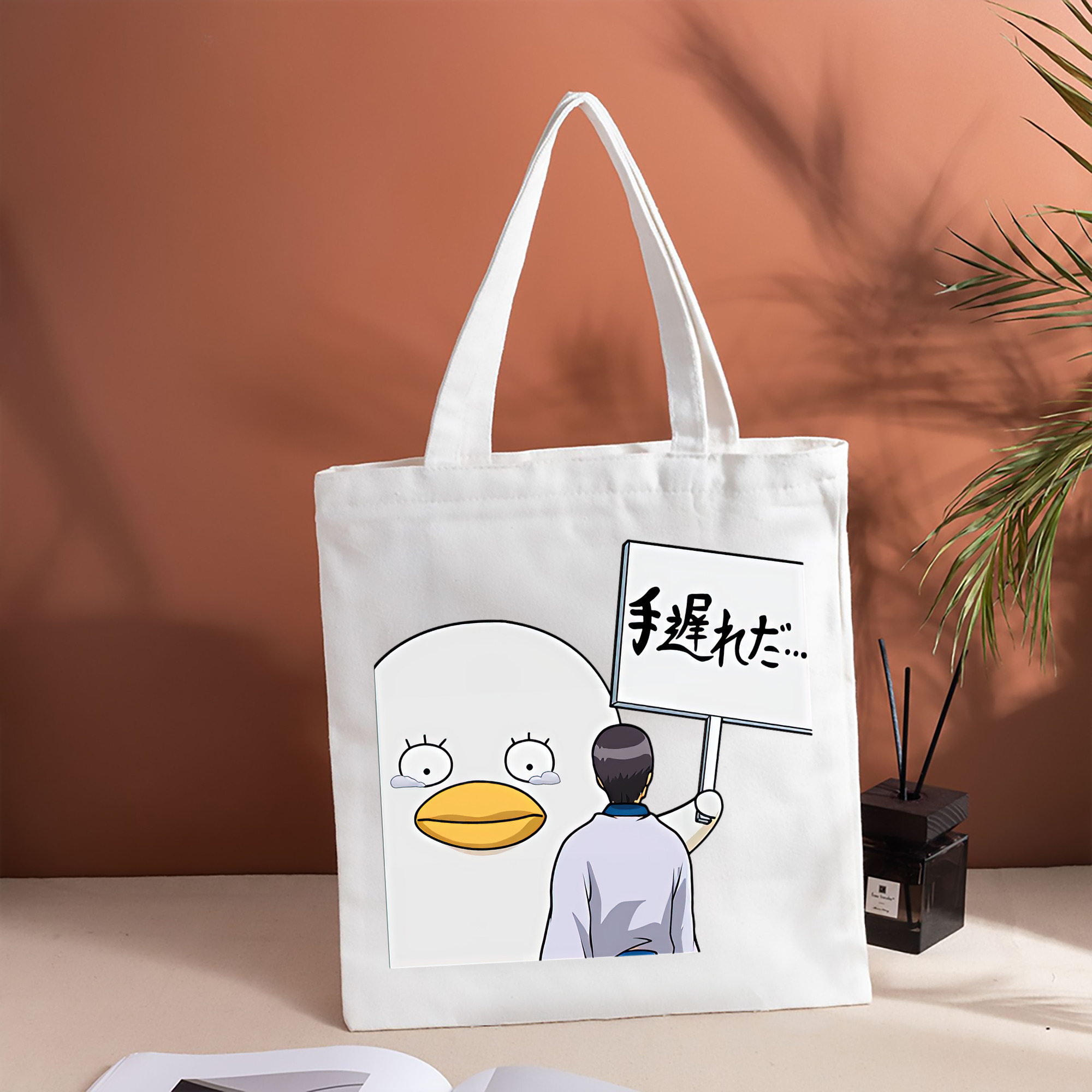 ぎんたま 坂田銀時（さかたぎんとき） 神楽 志村新八（しむら しんぱち） GINTAMA Sakata Gintoki Kagura Shimura Shinpachi 縦型キャンバス生地手提げバッグ　トートバッグ