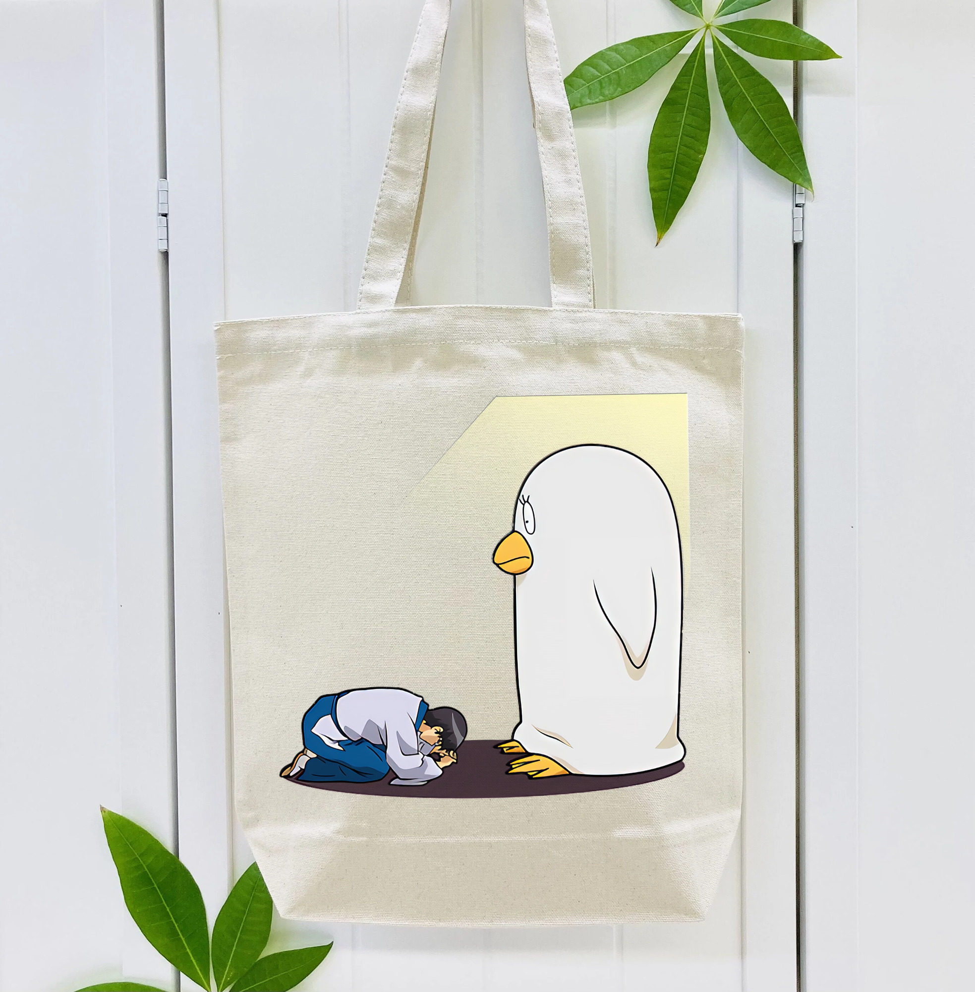 ぎんたま 坂田銀時（さかたぎんとき） 神楽 志村新八（しむら しんぱち） GINTAMA Sakata Gintoki Kagura Shimura Shinpachi 縦型キャンバス生地手提げバッグ　トートバッグ