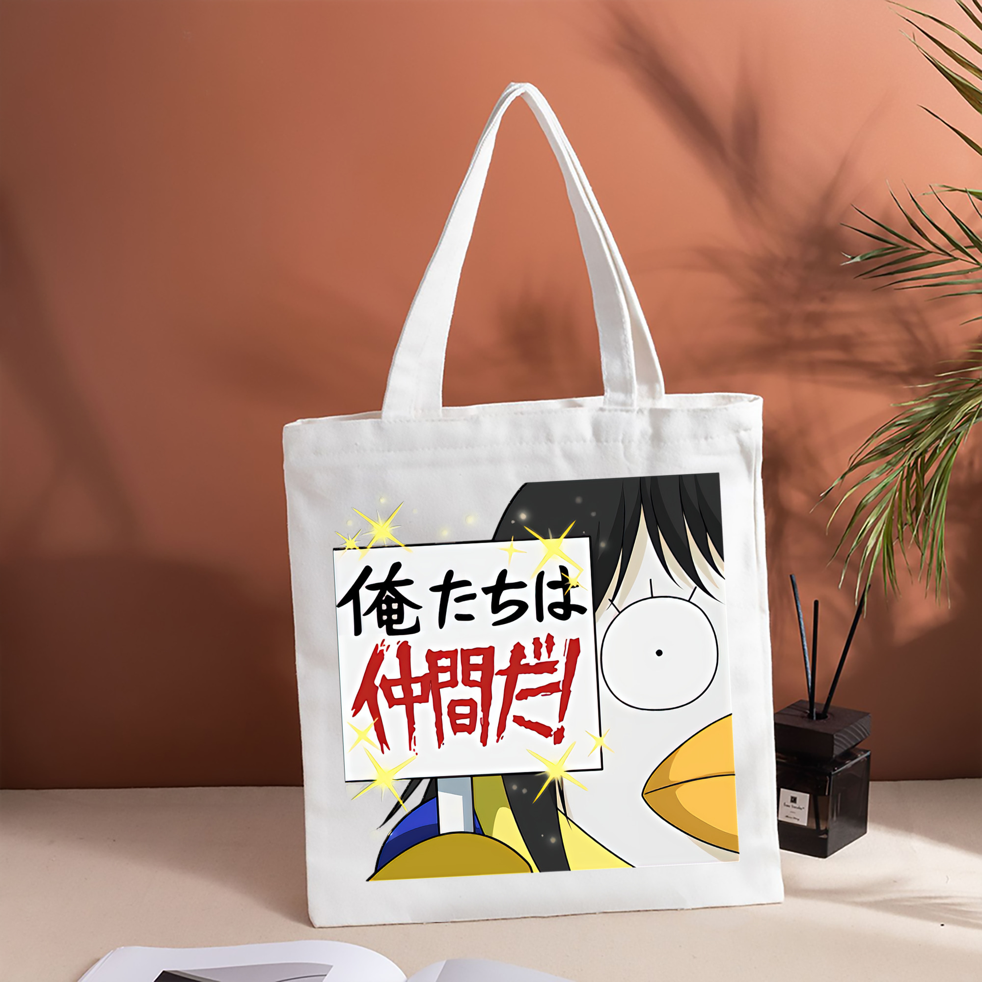 ぎんたま 坂田銀時（さかたぎんとき） 神楽 志村新八（しむら しんぱち） GINTAMA Sakata Gintoki Kagura Shimura Shinpachi 縦型キャンバス生地手提げバッグ　トートバッグ