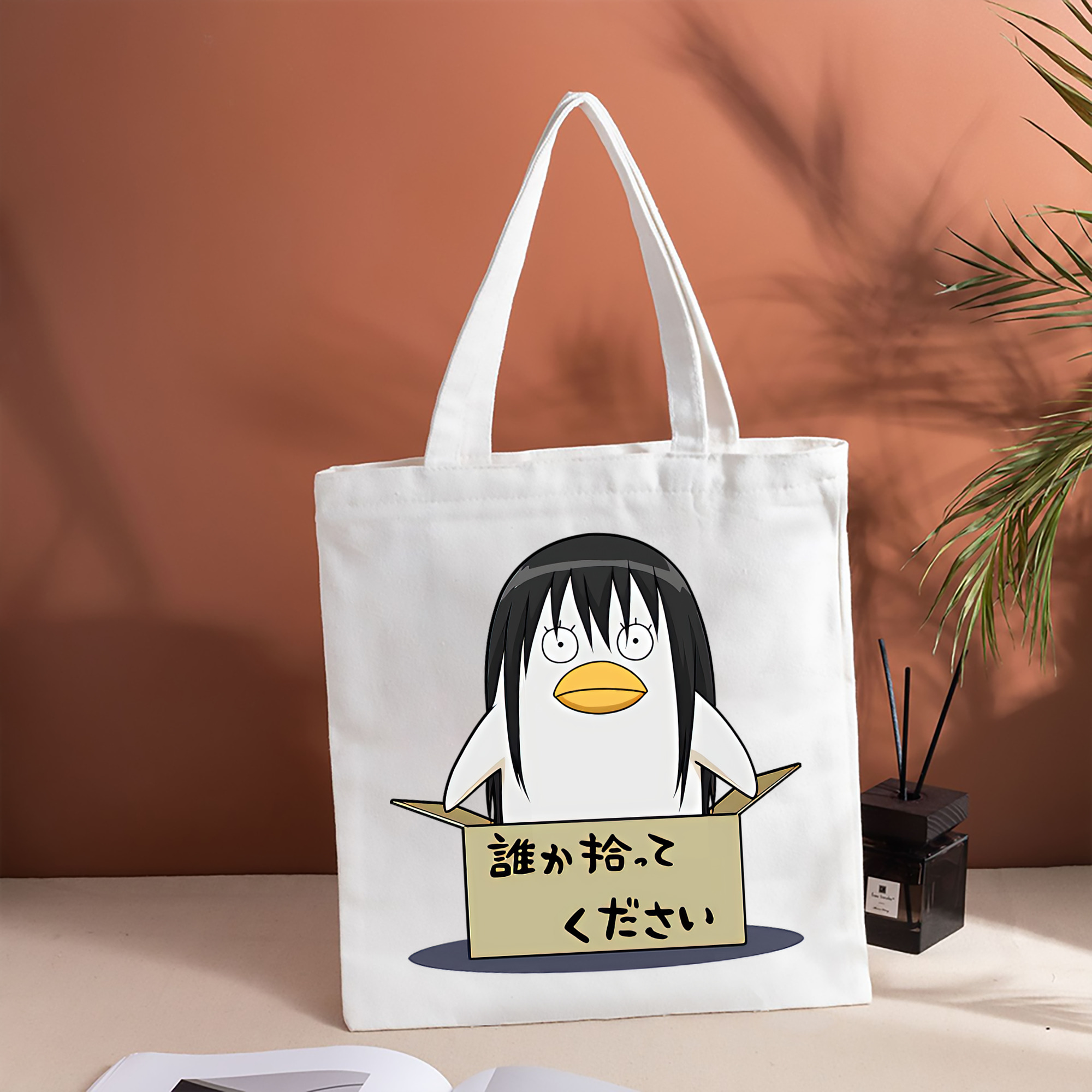 ぎんたま 坂田銀時（さかたぎんとき） 神楽 志村新八（しむら しんぱち） GINTAMA Sakata Gintoki Kagura Shimura Shinpachi 縦型キャンバス生地手提げバッグ　トートバッグ