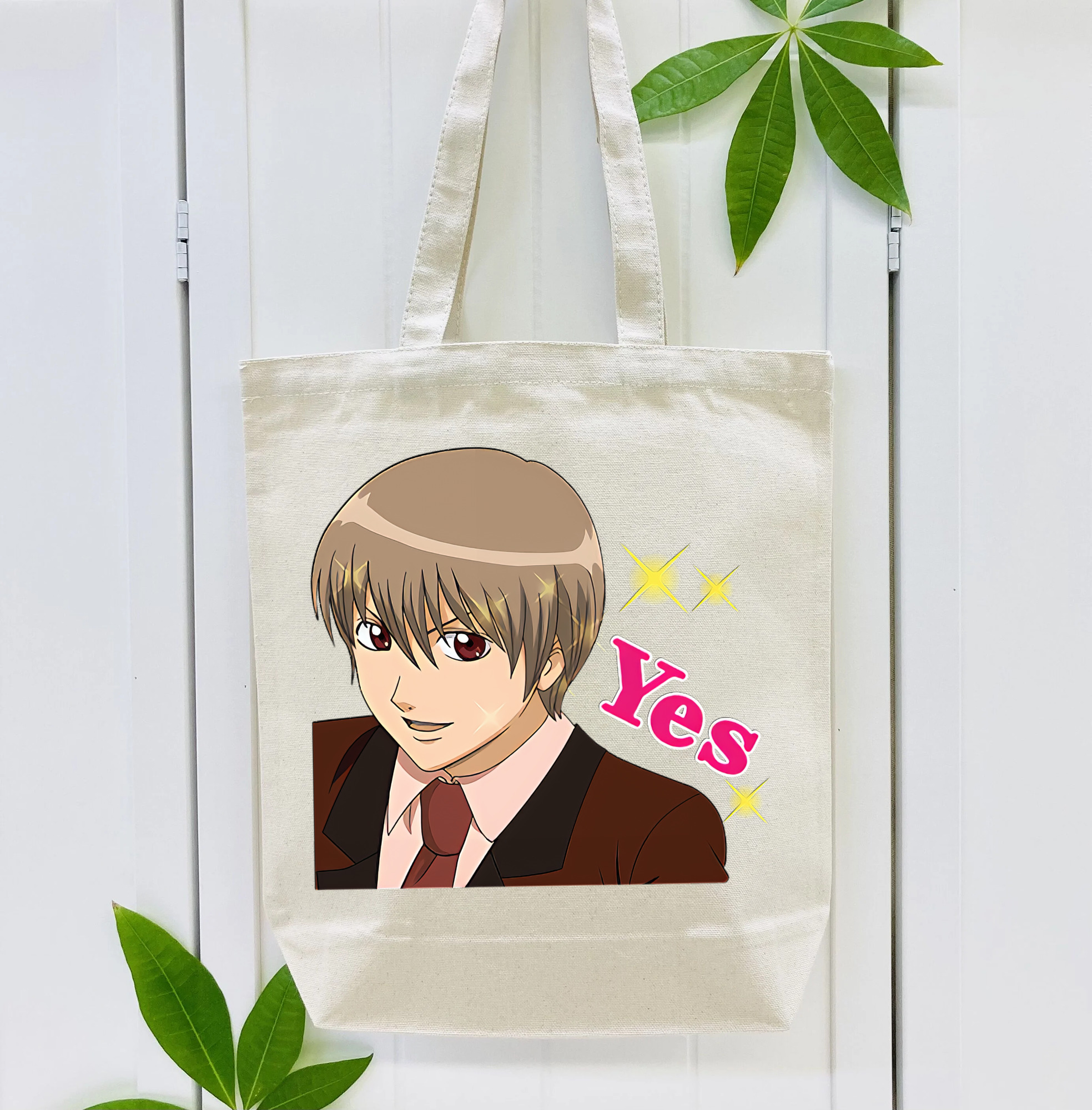 ぎんたま 坂田銀時（さかたぎんとき） 神楽 志村新八（しむら しんぱち） GINTAMA Sakata Gintoki Kagura Shimura Shinpachi 縦型キャンバス生地手提げバッグ　トートバッグ