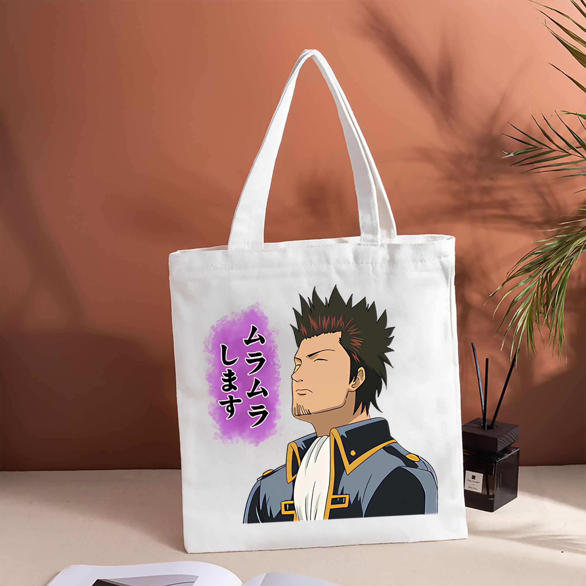 ぎんたま 坂田銀時（さかたぎんとき） 神楽 志村新八（しむら しんぱち） GINTAMA Sakata Gintoki Kagura Shimura Shinpachi 縦型キャンバス生地手提げバッグ　トートバッグ