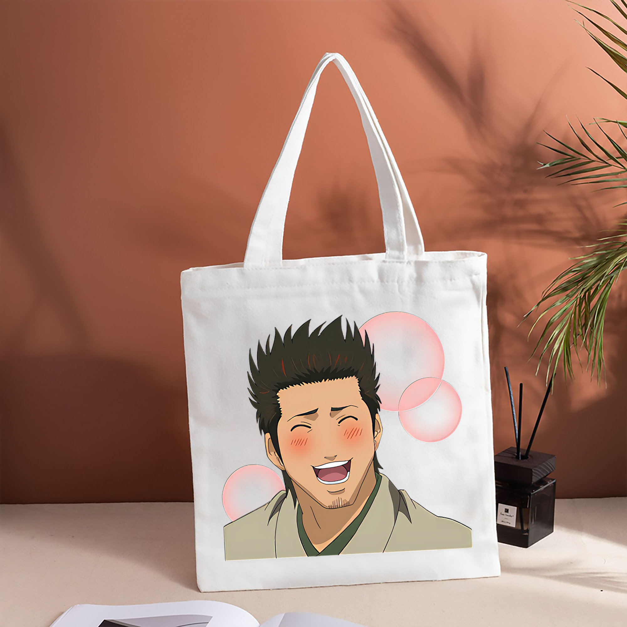 ぎんたま 坂田銀時（さかたぎんとき） 神楽 志村新八（しむら しんぱち） GINTAMA Sakata Gintoki Kagura Shimura Shinpachi 縦型キャンバス生地手提げバッグ　トートバッグ