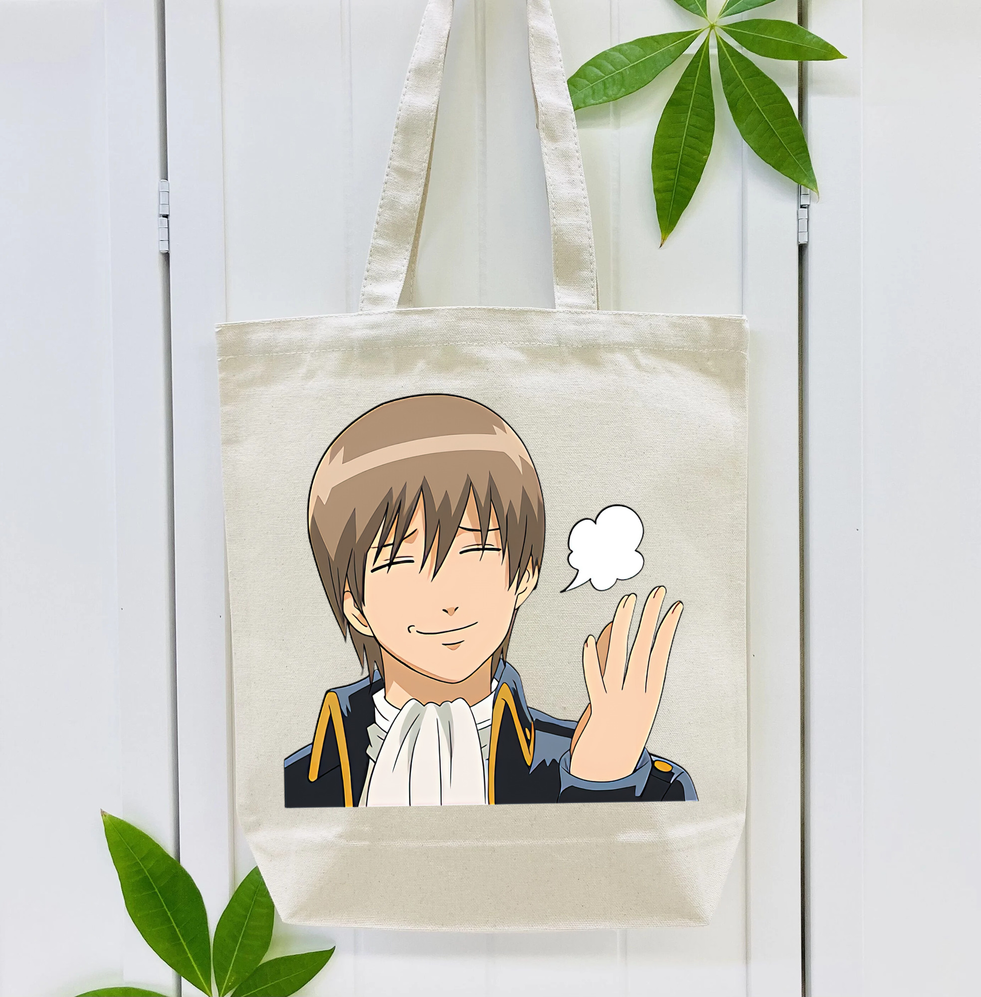 ぎんたま 坂田銀時（さかたぎんとき） 神楽 志村新八（しむら しんぱち） GINTAMA Sakata Gintoki Kagura Shimura Shinpachi 縦型キャンバス生地手提げバッグ　トートバッグ