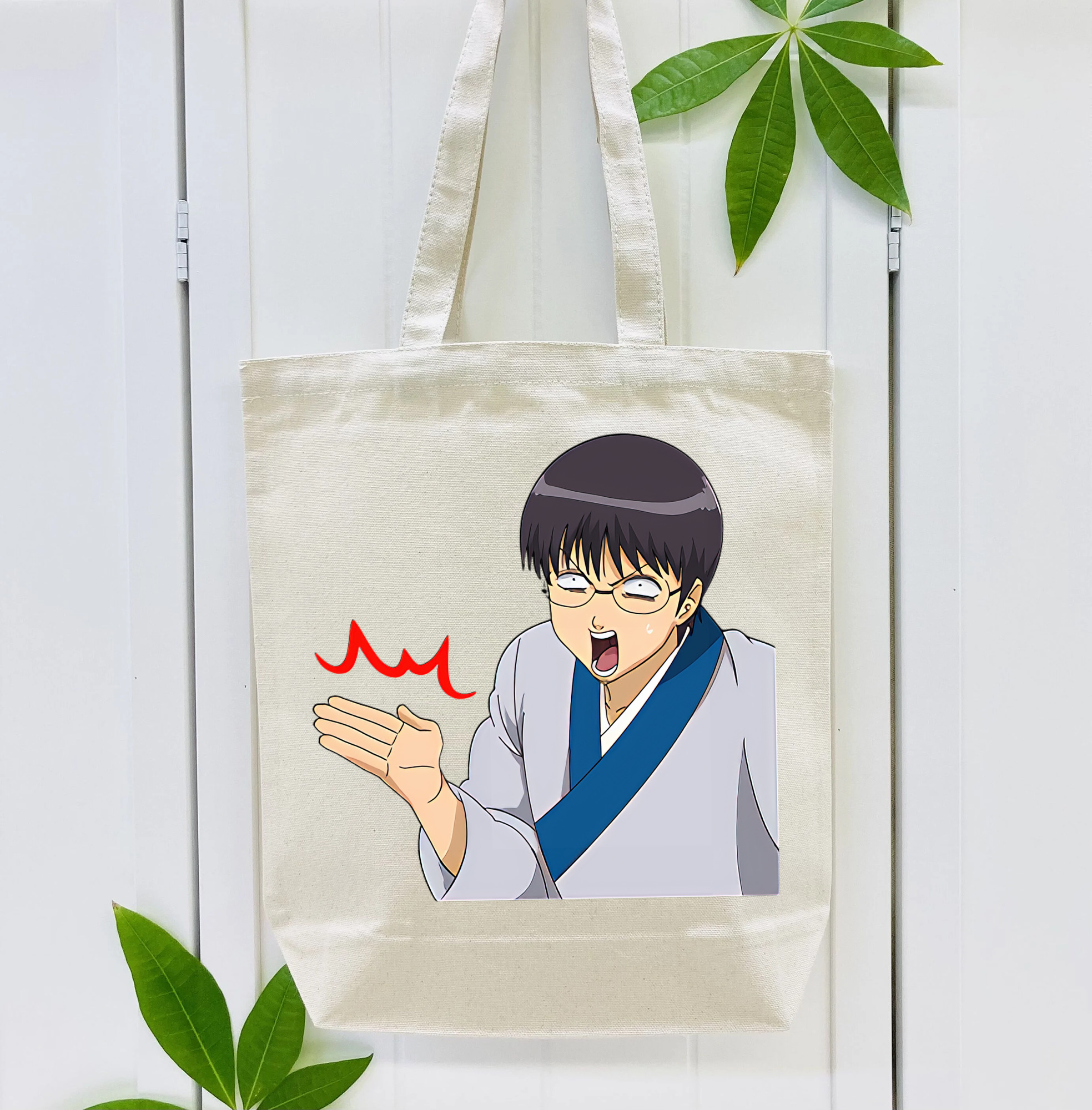 ぎんたま 坂田銀時（さかたぎんとき） 神楽 志村新八（しむら しんぱち） GINTAMA Sakata Gintoki Kagura Shimura Shinpachi 縦型キャンバス生地手提げバッグ　トートバッグ