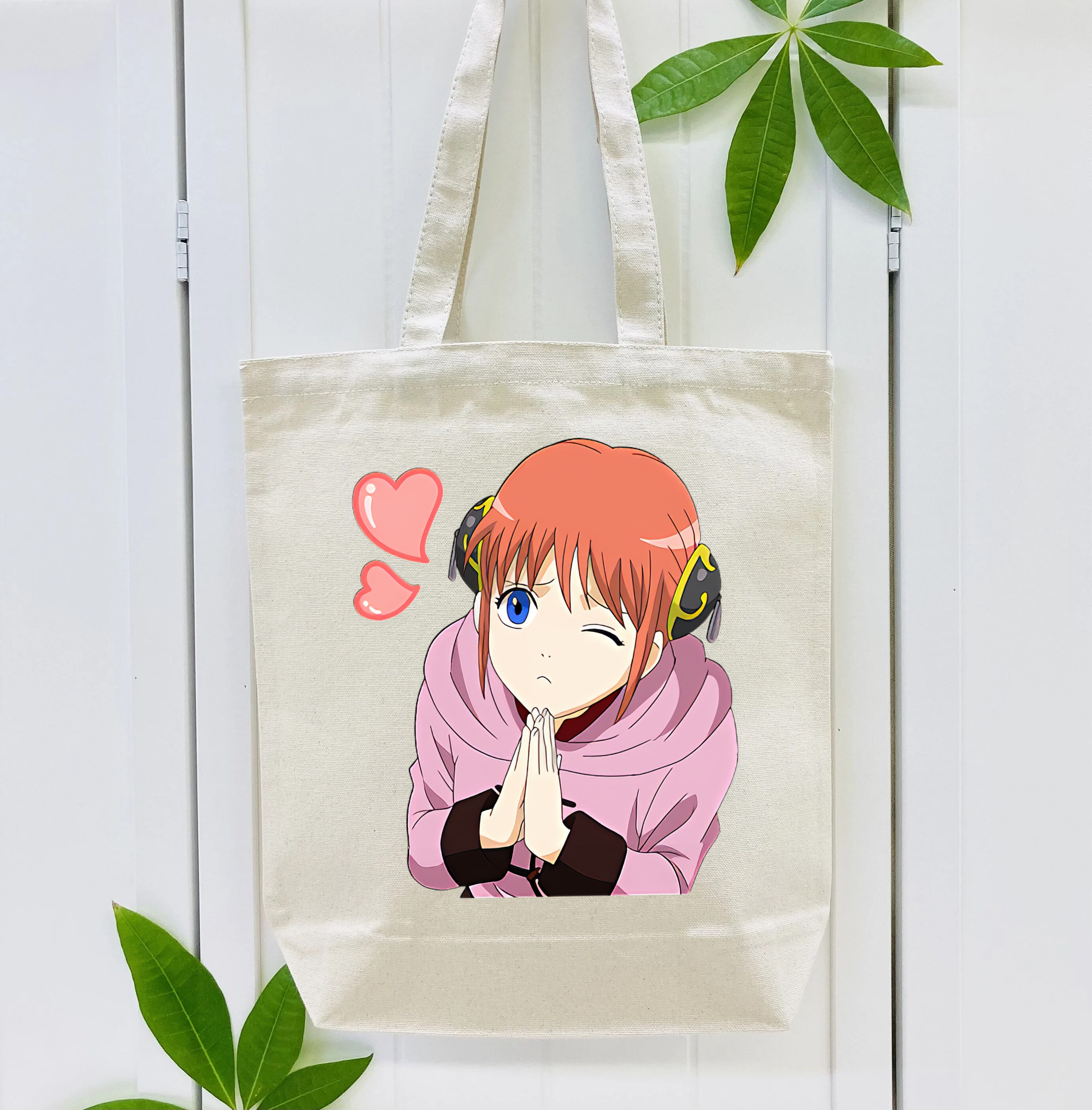 ぎんたま 坂田銀時（さかたぎんとき） 神楽 志村新八（しむら しんぱち） GINTAMA Sakata Gintoki Kagura Shimura Shinpachi 縦型キャンバス生地手提げバッグ　トートバッグ