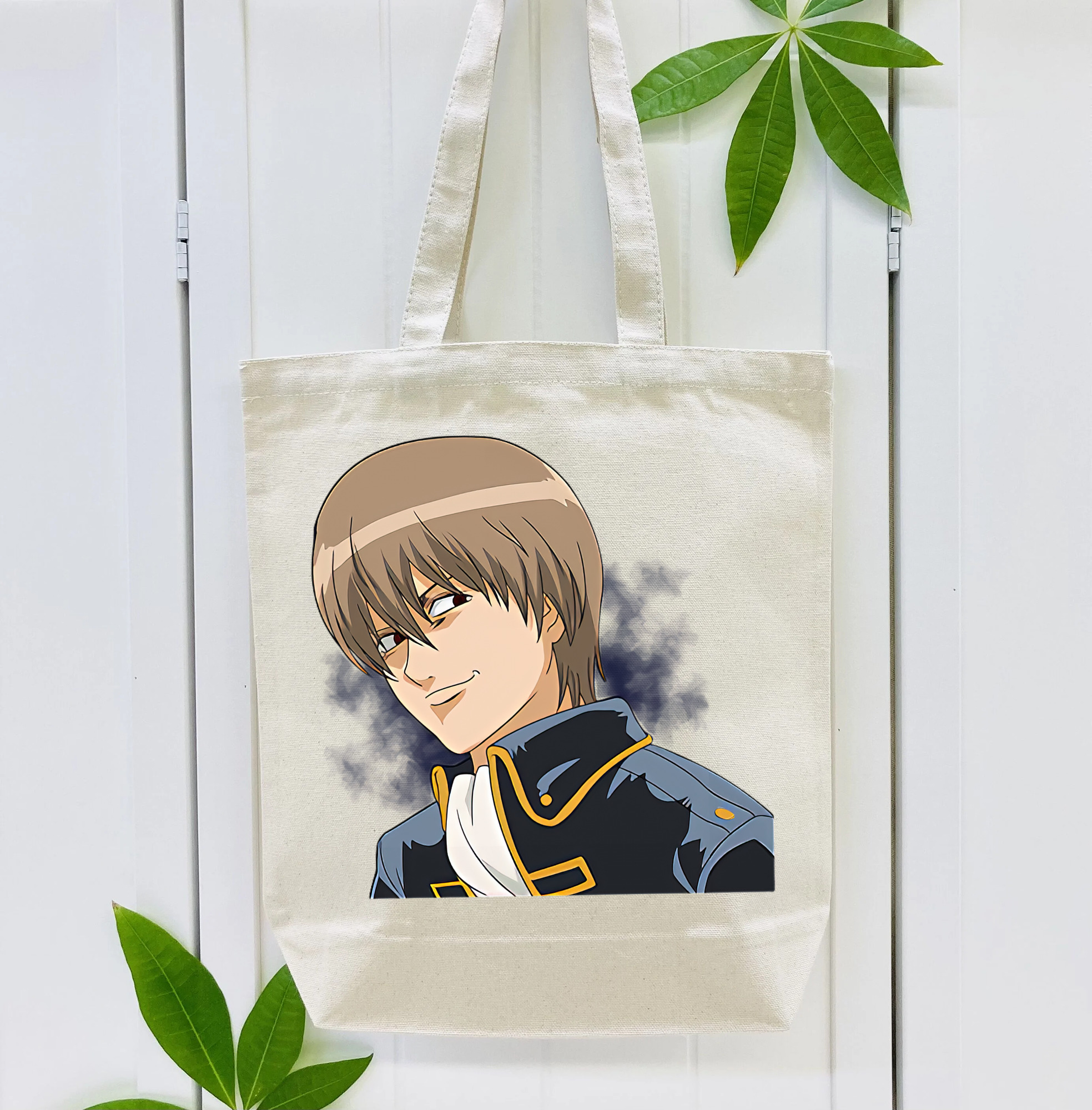 ぎんたま 坂田銀時（さかたぎんとき） 神楽 志村新八（しむら しんぱち） GINTAMA Sakata Gintoki Kagura Shimura Shinpachi 縦型キャンバス生地手提げバッグ　トートバッグ