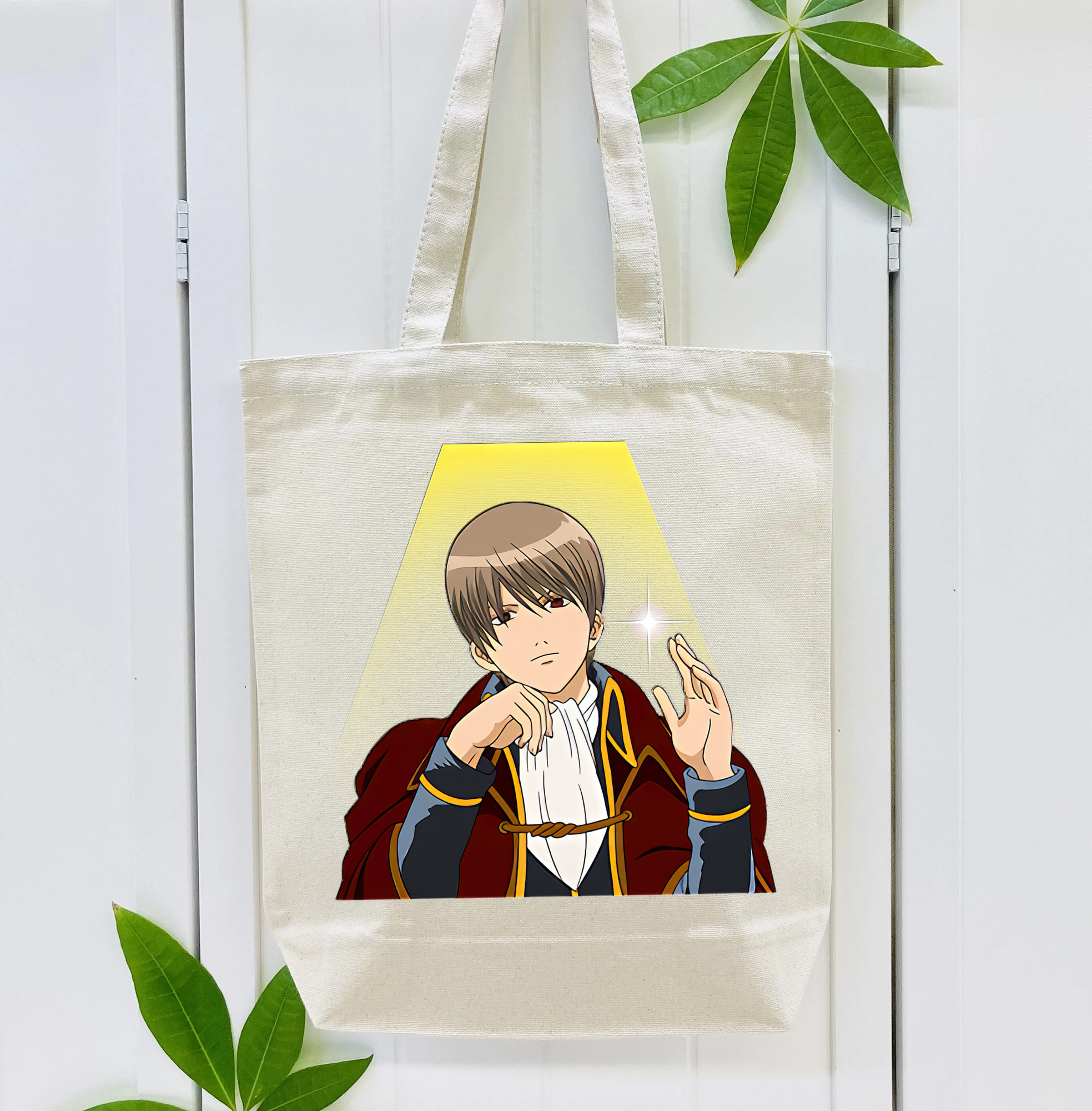 ぎんたま 坂田銀時（さかたぎんとき） 神楽 志村新八（しむら しんぱち） GINTAMA Sakata Gintoki Kagura Shimura Shinpachi 縦型キャンバス生地手提げバッグ　トートバッグ
