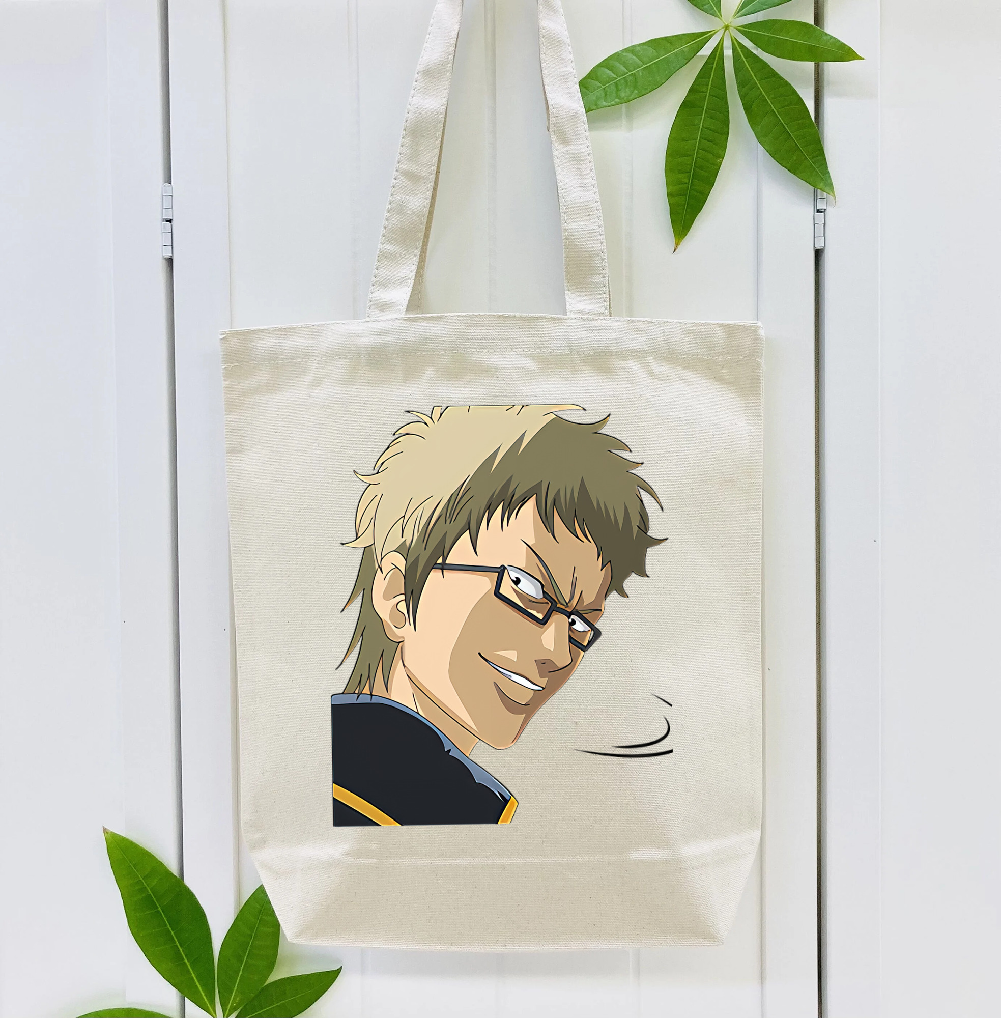 ぎんたま 坂田銀時（さかたぎんとき） 神楽 志村新八（しむら しんぱち） GINTAMA Sakata Gintoki Kagura Shimura Shinpachi 縦型キャンバス生地手提げバッグ　トートバッグ