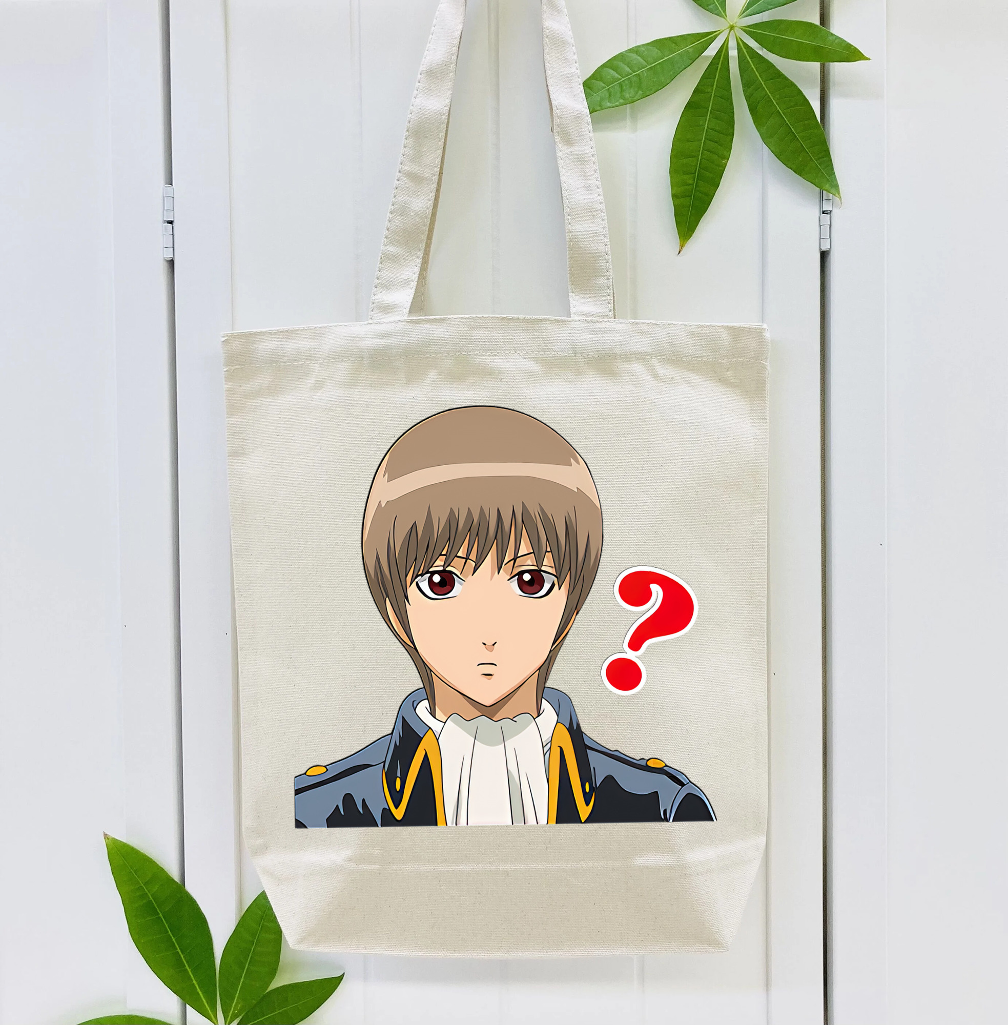 ぎんたま 坂田銀時（さかたぎんとき） 神楽 志村新八（しむら しんぱち） GINTAMA Sakata Gintoki Kagura Shimura Shinpachi 縦型キャンバス生地手提げバッグ　トートバッグ