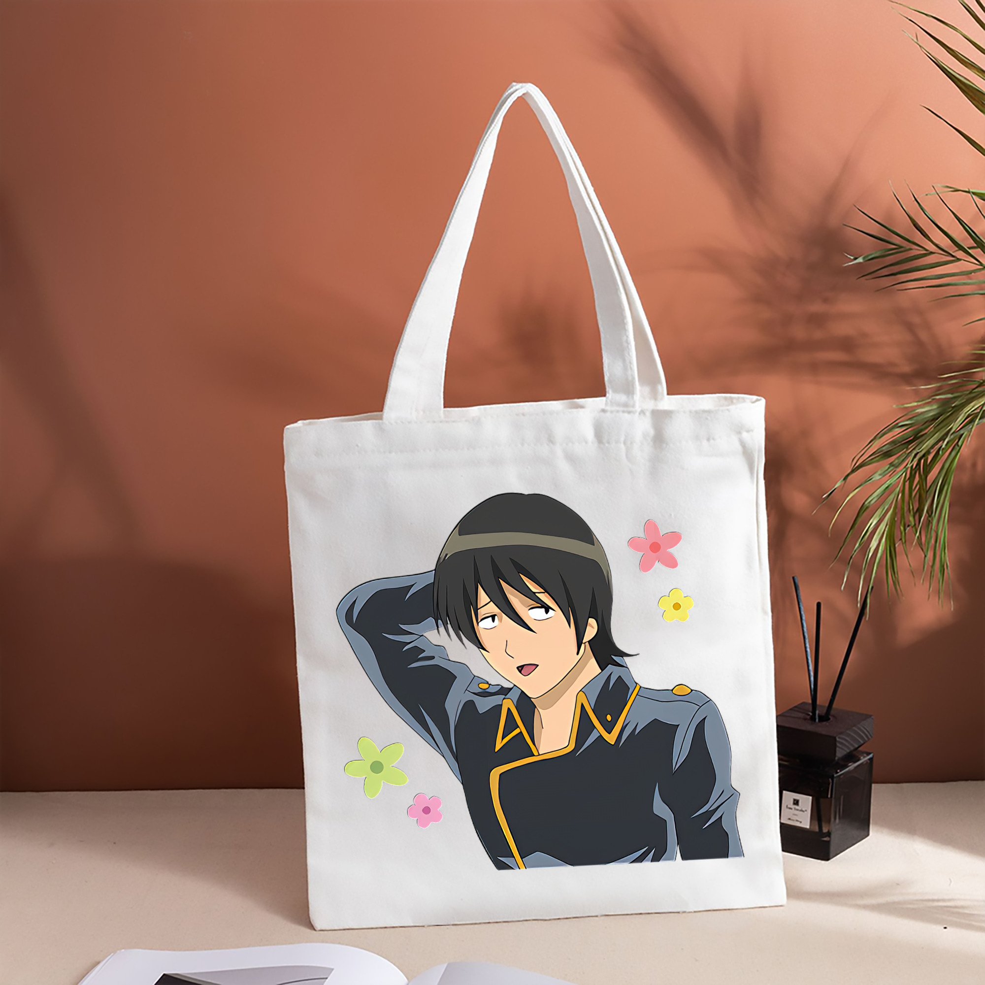 ぎんたま 坂田銀時（さかたぎんとき） 神楽 志村新八（しむら しんぱち） GINTAMA Sakata Gintoki Kagura Shimura Shinpachi 縦型キャンバス生地手提げバッグ　トートバッグ