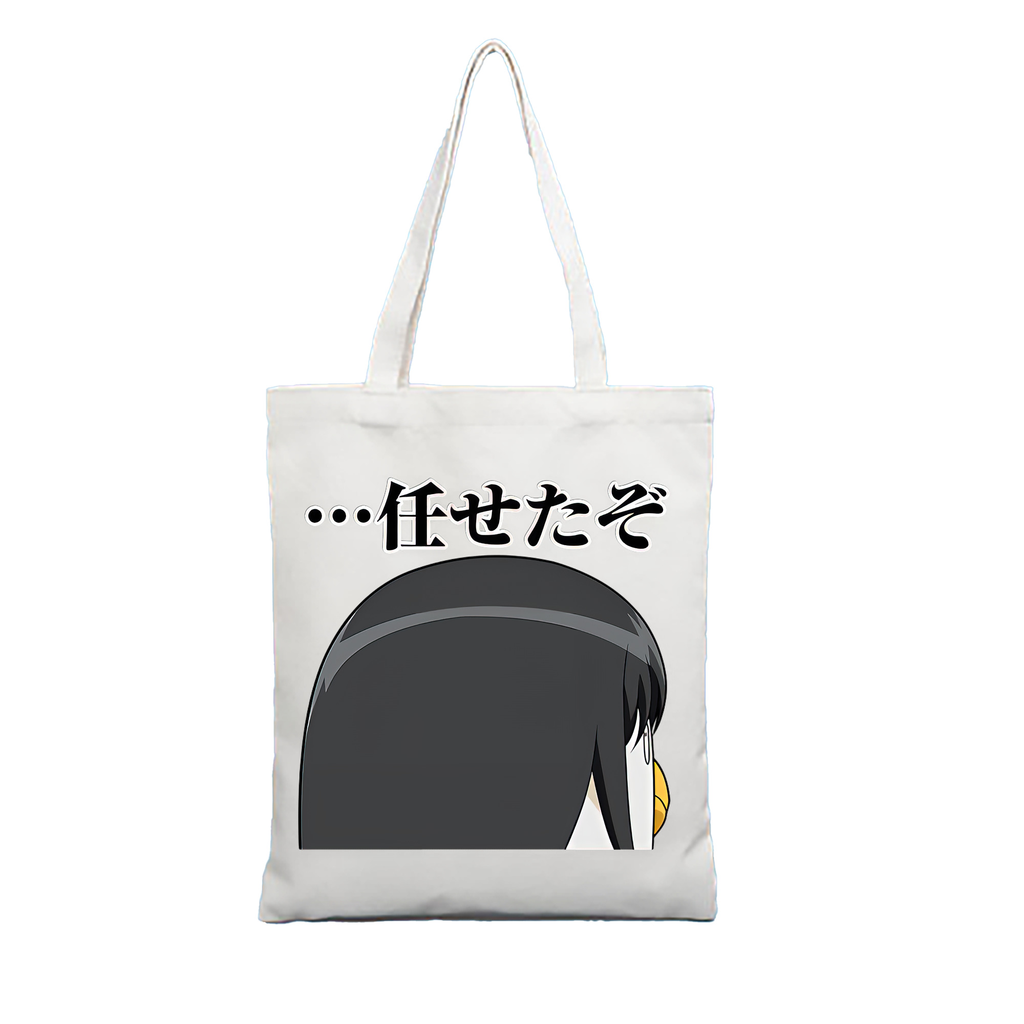 （画像用） ぎんたま 坂田銀時（さかたぎんとき） 神楽 志村新八（しむら しんぱち） GINTAMA Sakata Gintoki Kagura Shimura Shinpachi 縦型キャンバス生地手提げバッグ　トートバッグ