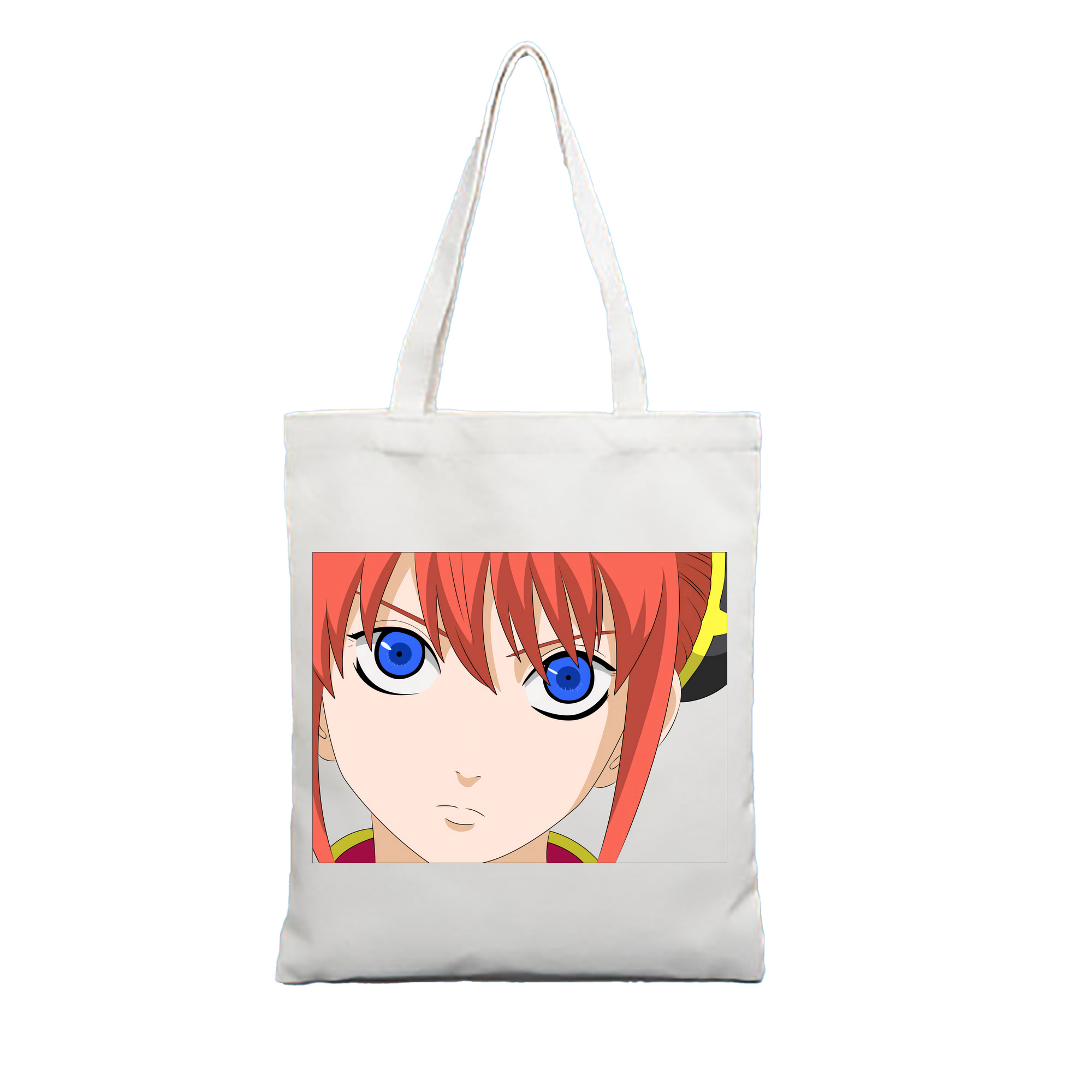 （画像用） ぎんたま 坂田銀時（さかたぎんとき） 神楽 志村新八（しむら しんぱち） GINTAMA Sakata Gintoki Kagura Shimura Shinpachi 縦型キャンバス生地手提げバッグ　トートバッグ
