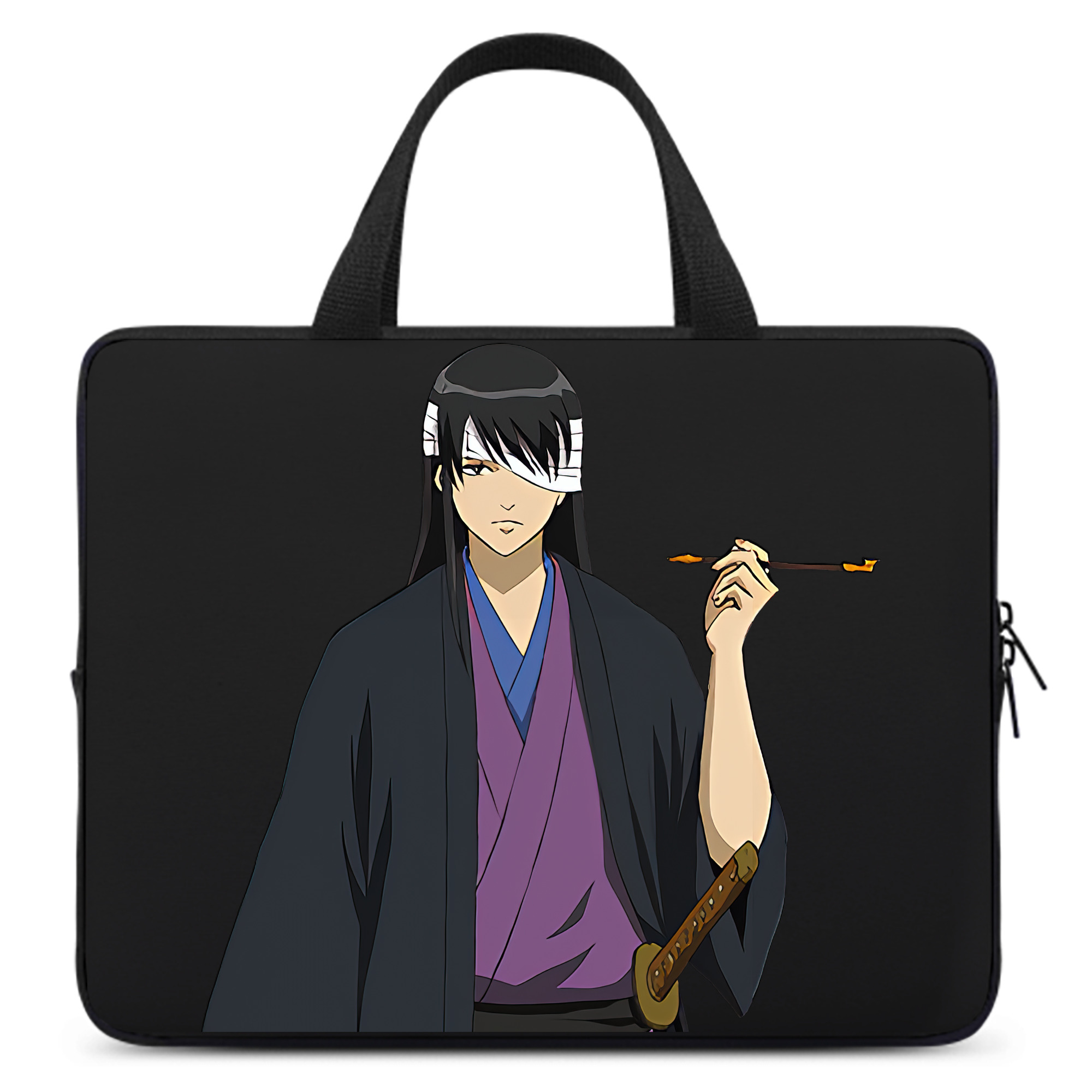 （画像用） ぎんたま 坂田銀時（さかたぎんとき） 神楽 志村新八（しむら しんぱち） GINTAMA Sakata Gintoki Kagura Shimura Shinpachi 手提げノートパソコンバッグ
