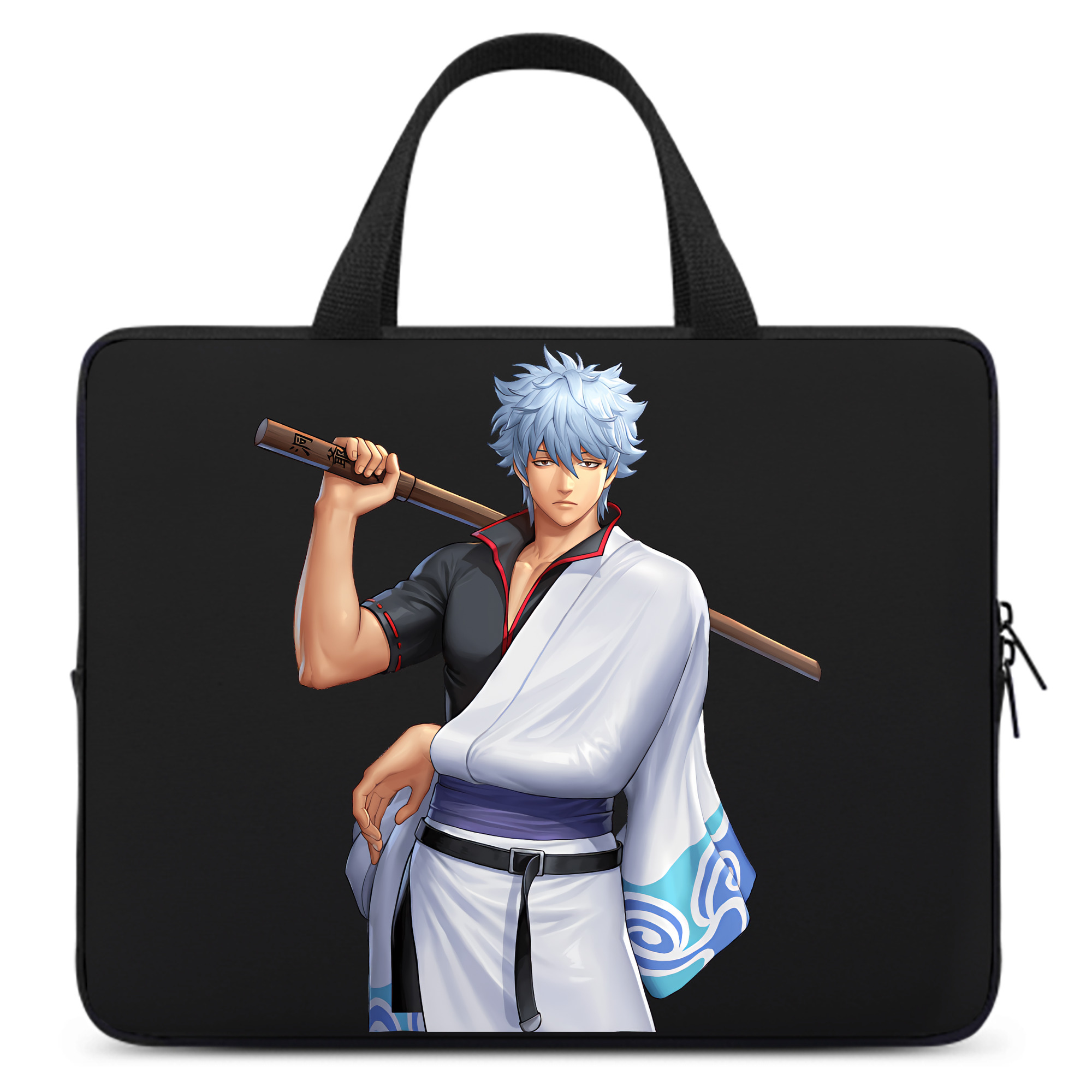 （画像用） ぎんたま 坂田銀時（さかたぎんとき） 神楽 志村新八（しむら しんぱち） GINTAMA Sakata Gintoki Kagura Shimura Shinpachi 手提げノートパソコンバッグ