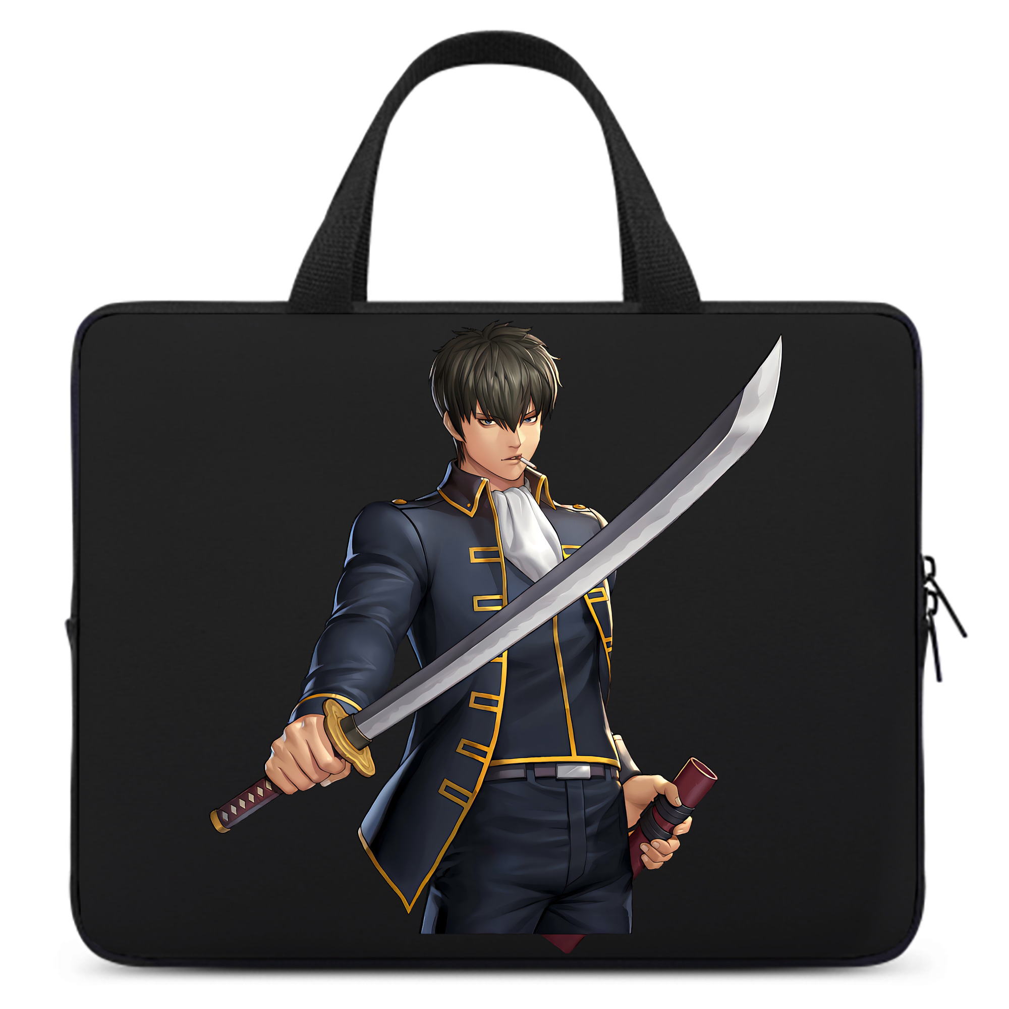 （画像用） ぎんたま 坂田銀時（さかたぎんとき） 神楽 志村新八（しむら しんぱち） GINTAMA Sakata Gintoki Kagura Shimura Shinpachi 手提げノートパソコンバッグ
