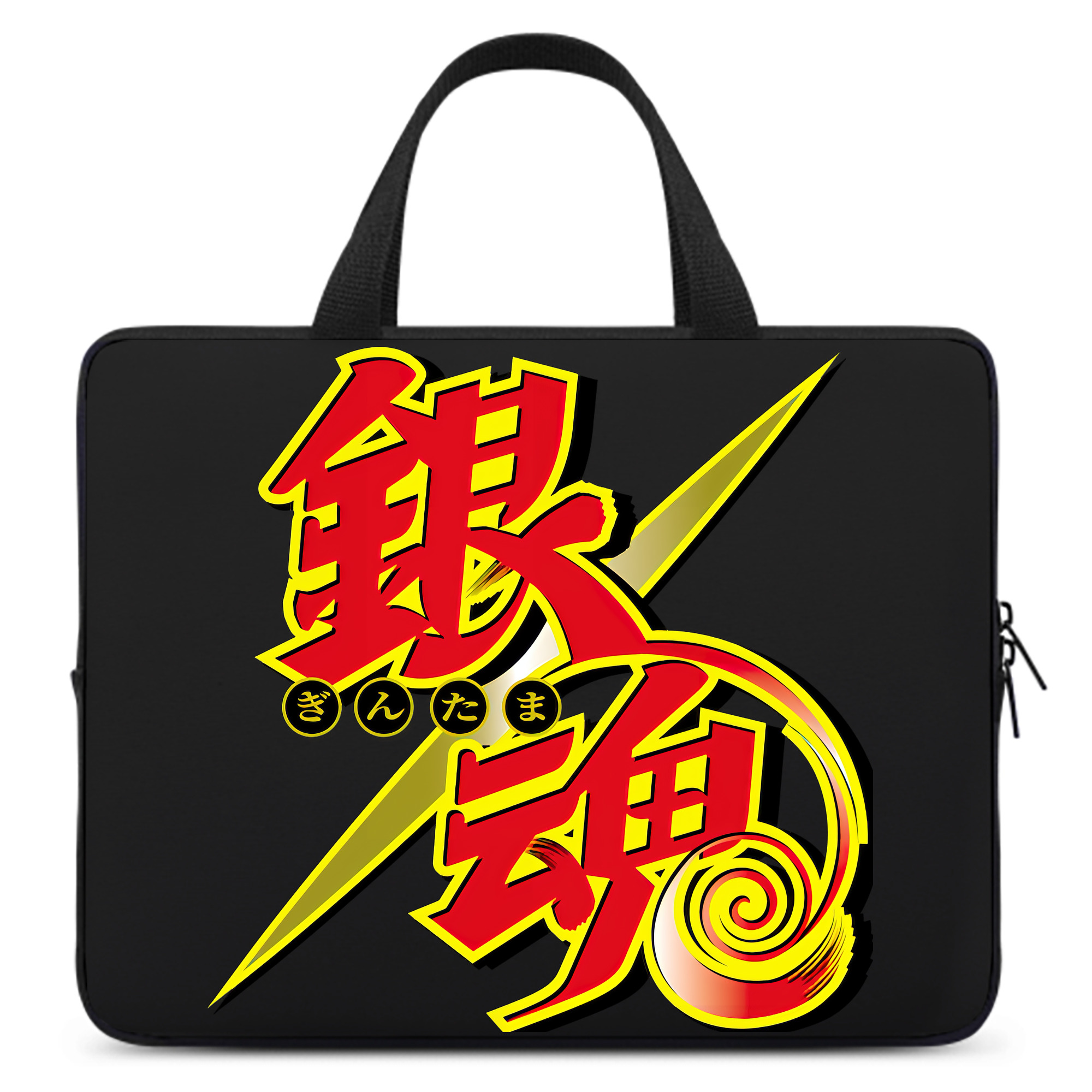 （画像用） ぎんたま 坂田銀時（さかたぎんとき） 神楽 志村新八（しむら しんぱち） GINTAMA Sakata Gintoki Kagura Shimura Shinpachi 手提げノートパソコンバッグ
