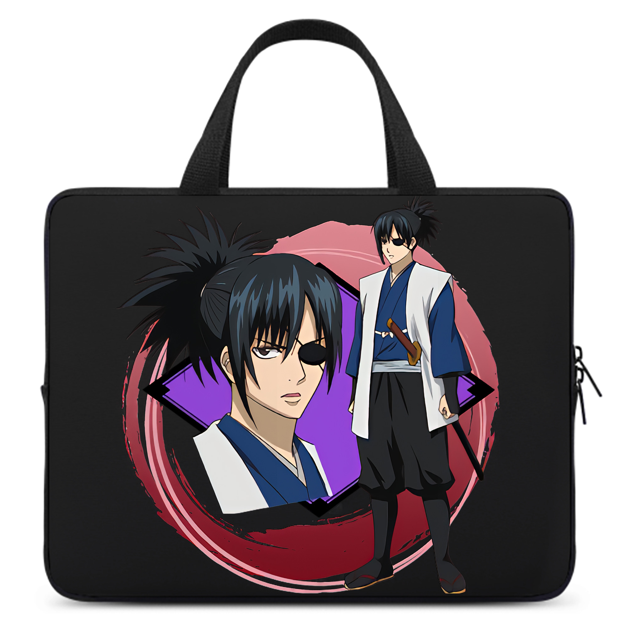（画像用） ぎんたま 坂田銀時（さかたぎんとき） 神楽 志村新八（しむら しんぱち） GINTAMA Sakata Gintoki Kagura Shimura Shinpachi 手提げノートパソコンバッグ