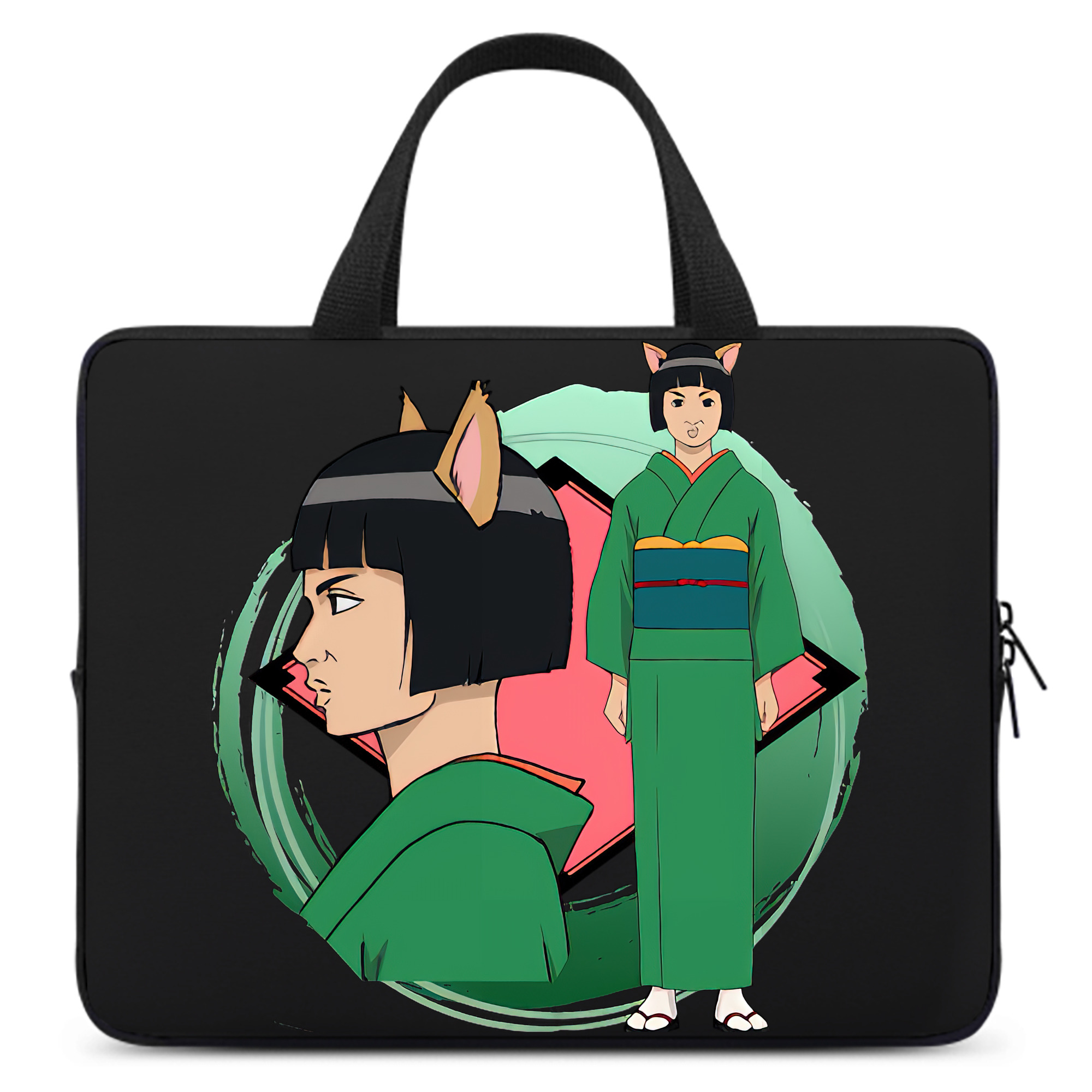 （画像用） ぎんたま 坂田銀時（さかたぎんとき） 神楽 志村新八（しむら しんぱち） GINTAMA Sakata Gintoki Kagura Shimura Shinpachi 手提げノートパソコンバッグ