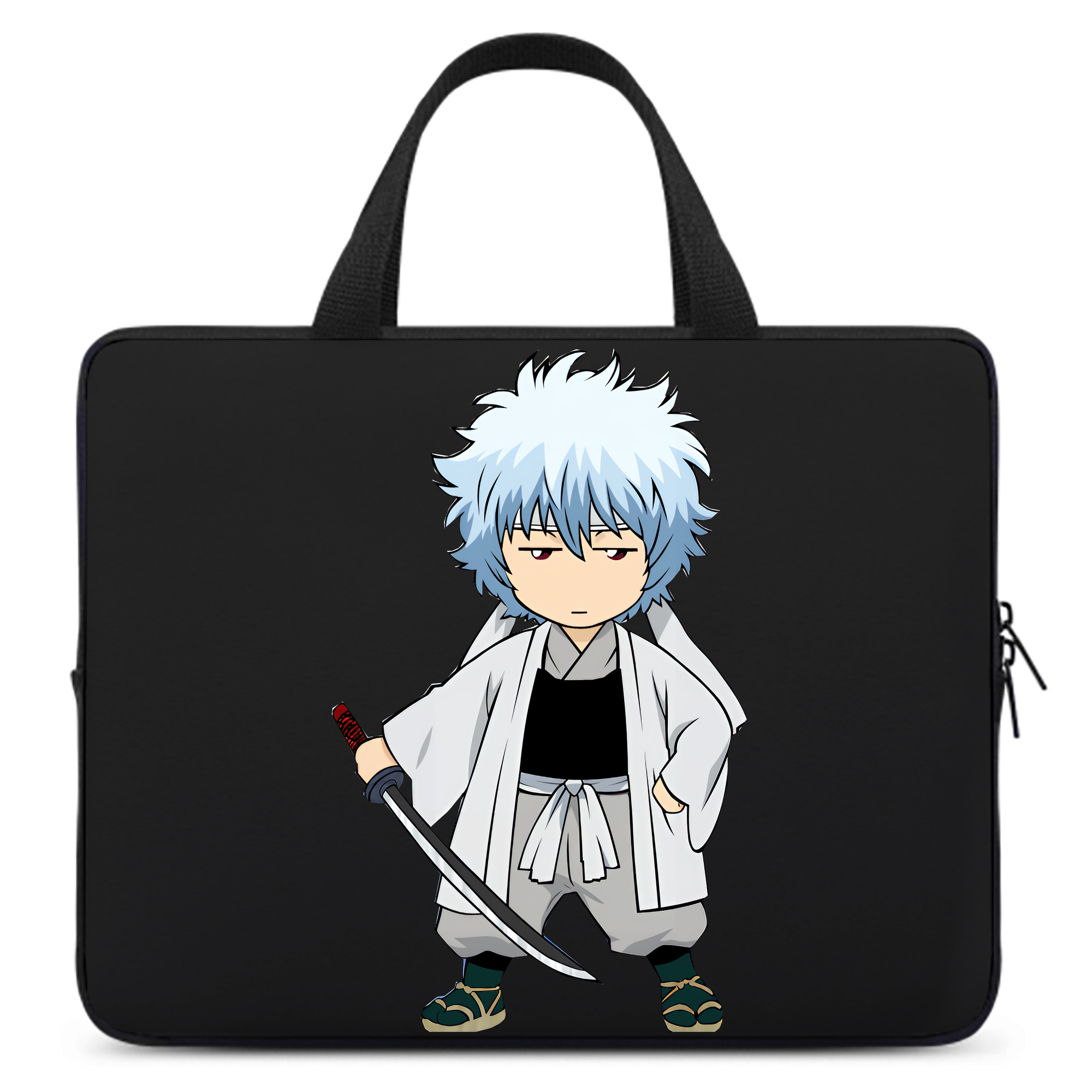 （画像用） ぎんたま 坂田銀時（さかたぎんとき） 神楽 志村新八（しむら しんぱち） GINTAMA Sakata Gintoki Kagura Shimura Shinpachi 手提げノートパソコンバッグ