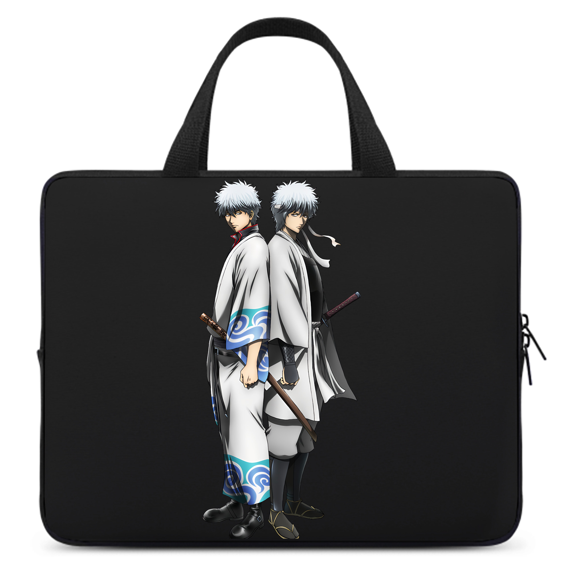 （画像用） ぎんたま 坂田銀時（さかたぎんとき） 神楽 志村新八（しむら しんぱち） GINTAMA Sakata Gintoki Kagura Shimura Shinpachi 手提げノートパソコンバッグ
