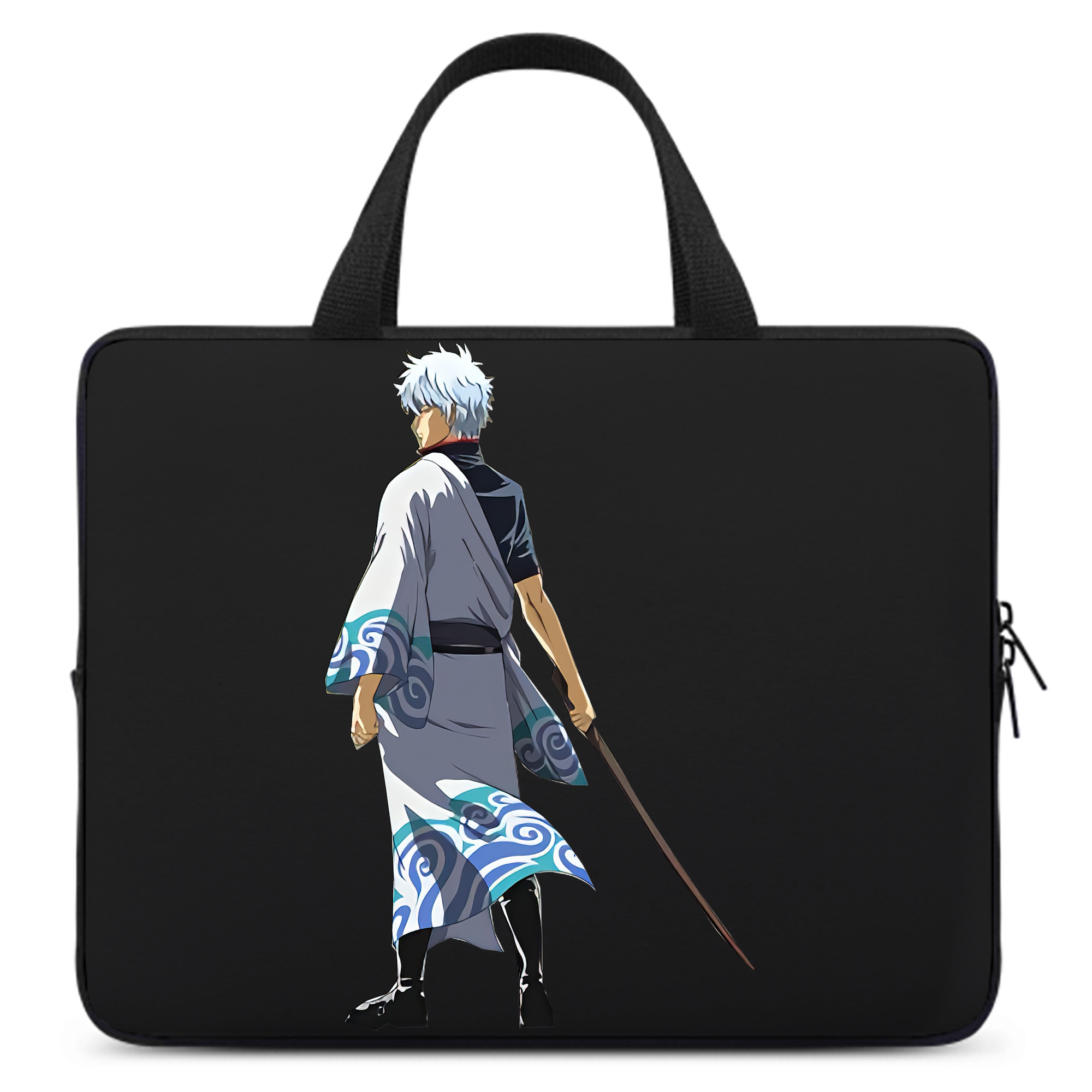 （画像用） ぎんたま 坂田銀時（さかたぎんとき） 神楽 志村新八（しむら しんぱち） GINTAMA Sakata Gintoki Kagura Shimura Shinpachi 手提げノートパソコンバッグ