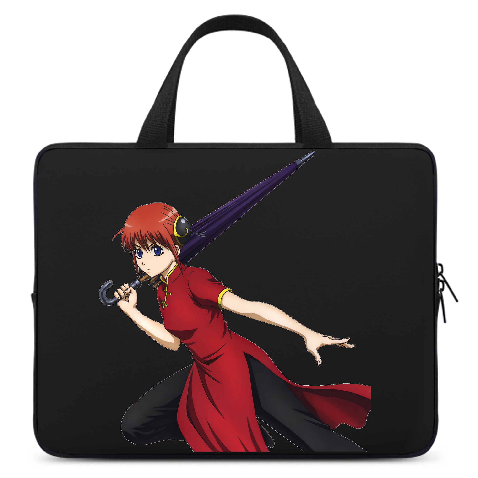 （画像用） ぎんたま 坂田銀時（さかたぎんとき） 神楽 志村新八（しむら しんぱち） GINTAMA Sakata Gintoki Kagura Shimura Shinpachi 手提げノートパソコンバッグ