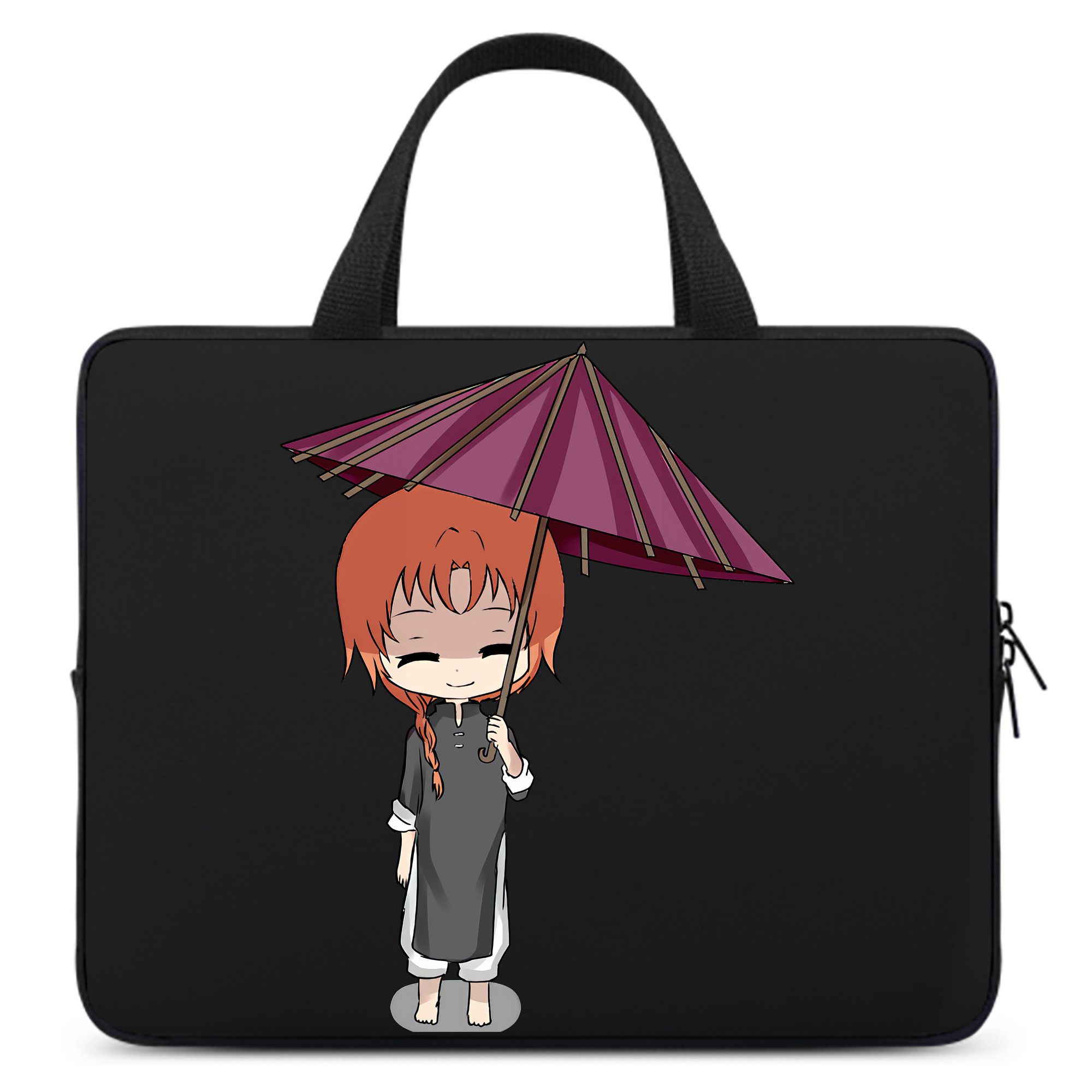 （画像用） ぎんたま 坂田銀時（さかたぎんとき） 神楽 志村新八（しむら しんぱち） GINTAMA Sakata Gintoki Kagura Shimura Shinpachi 手提げノートパソコンバッグ