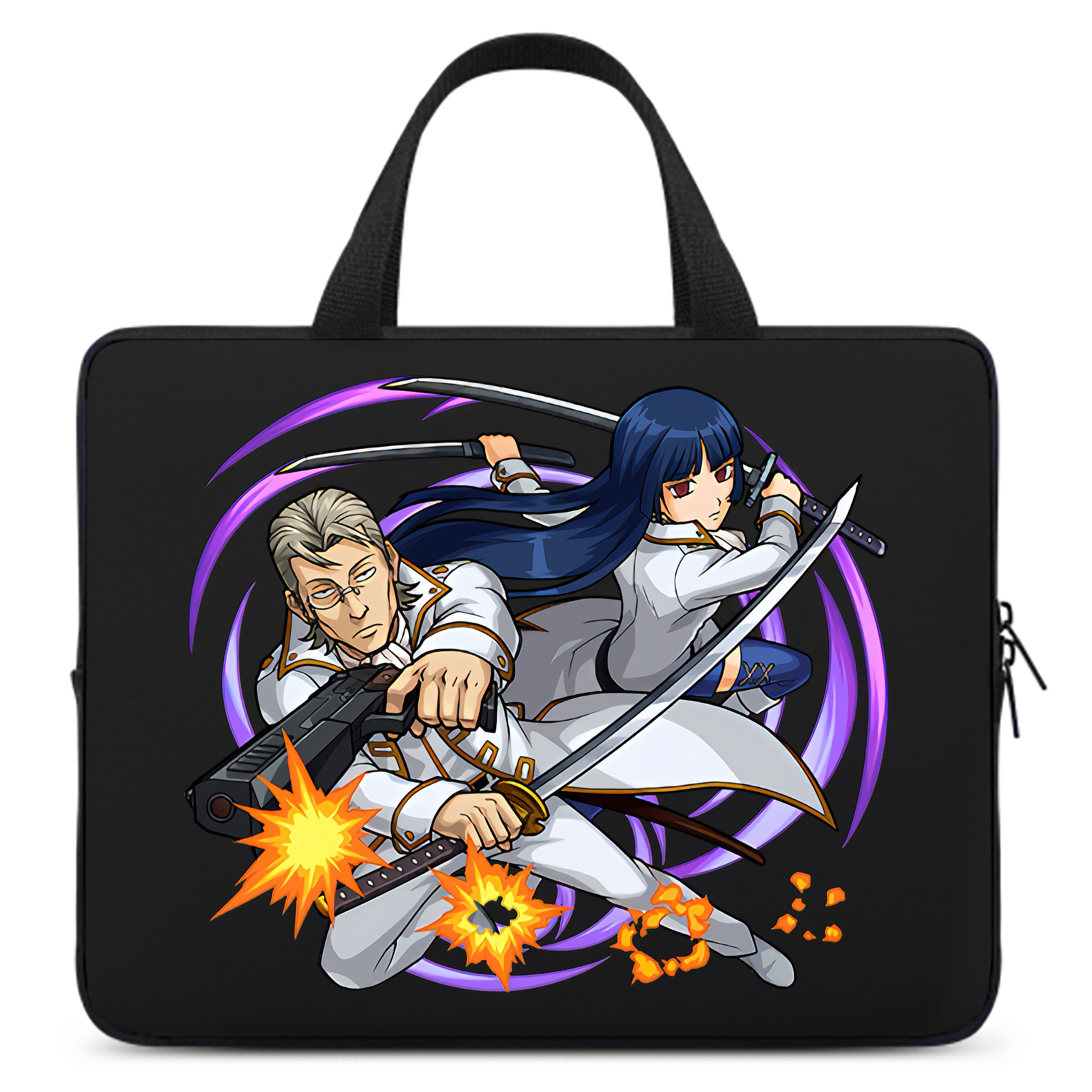 （画像用） ぎんたま 坂田銀時（さかたぎんとき） 神楽 志村新八（しむら しんぱち） GINTAMA Sakata Gintoki Kagura Shimura Shinpachi 手提げノートパソコンバッグ