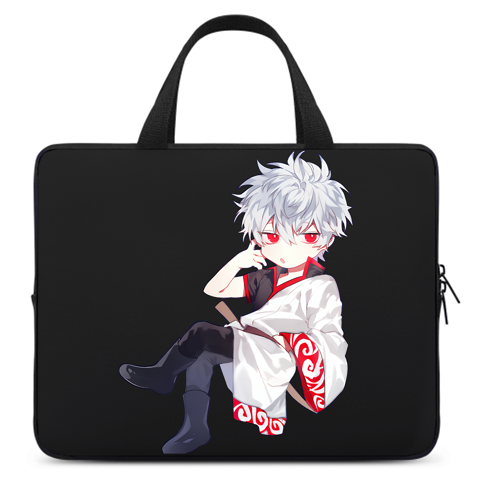 （画像用） ぎんたま 坂田銀時（さかたぎんとき） 神楽 志村新八（しむら しんぱち） GINTAMA Sakata Gintoki Kagura Shimura Shinpachi 手提げノートパソコンバッグ