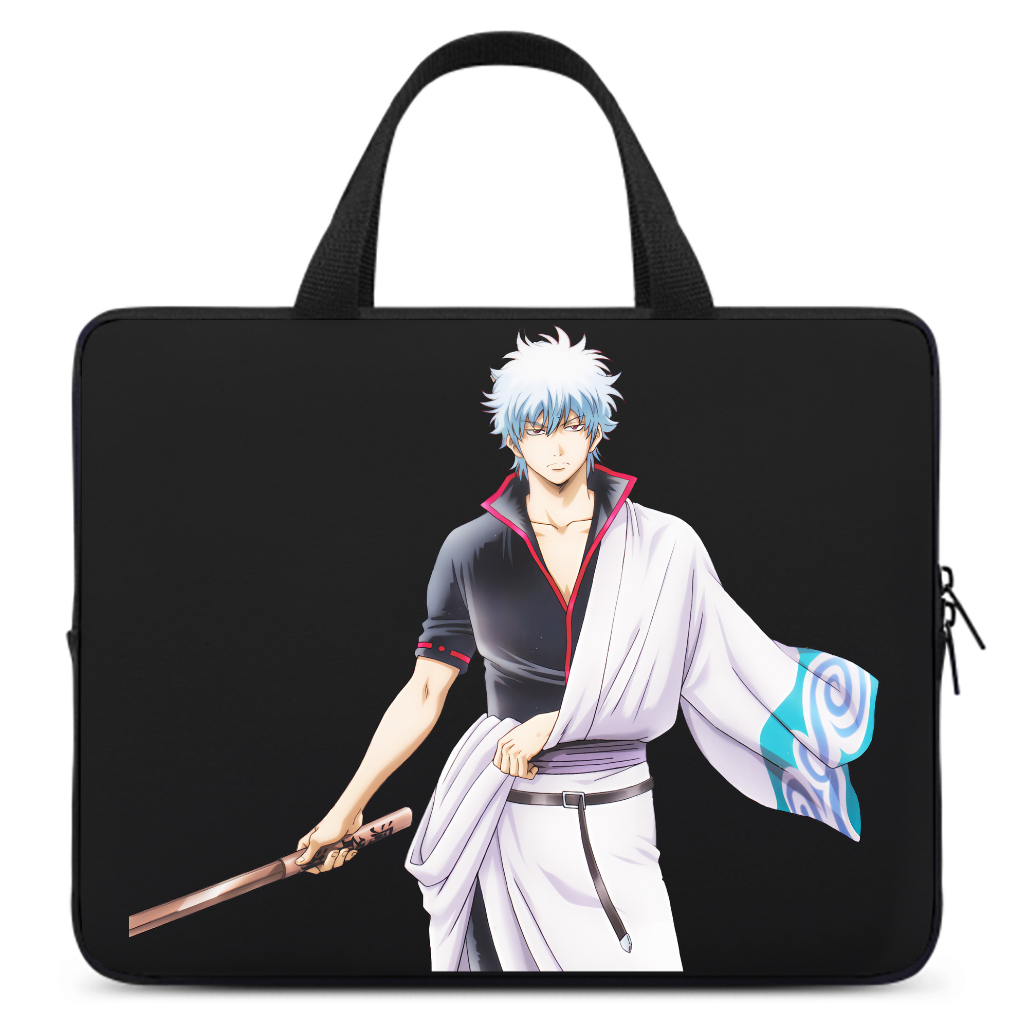 （画像用） ぎんたま 坂田銀時（さかたぎんとき） 神楽 志村新八（しむら しんぱち） GINTAMA Sakata Gintoki Kagura Shimura Shinpachi 手提げノートパソコンバッグ