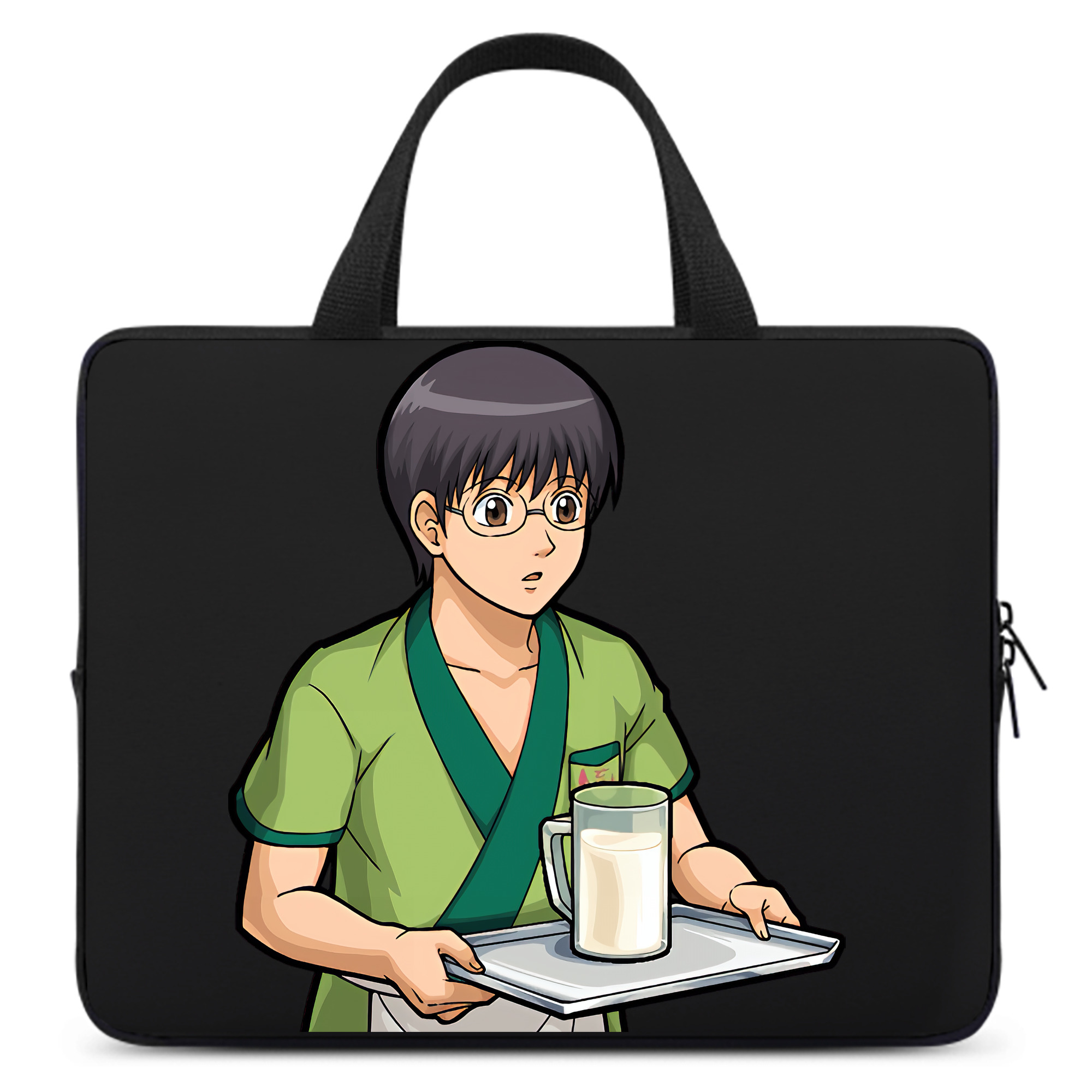 （画像用） ぎんたま 坂田銀時（さかたぎんとき） 神楽 志村新八（しむら しんぱち） GINTAMA Sakata Gintoki Kagura Shimura Shinpachi 手提げノートパソコンバッグ