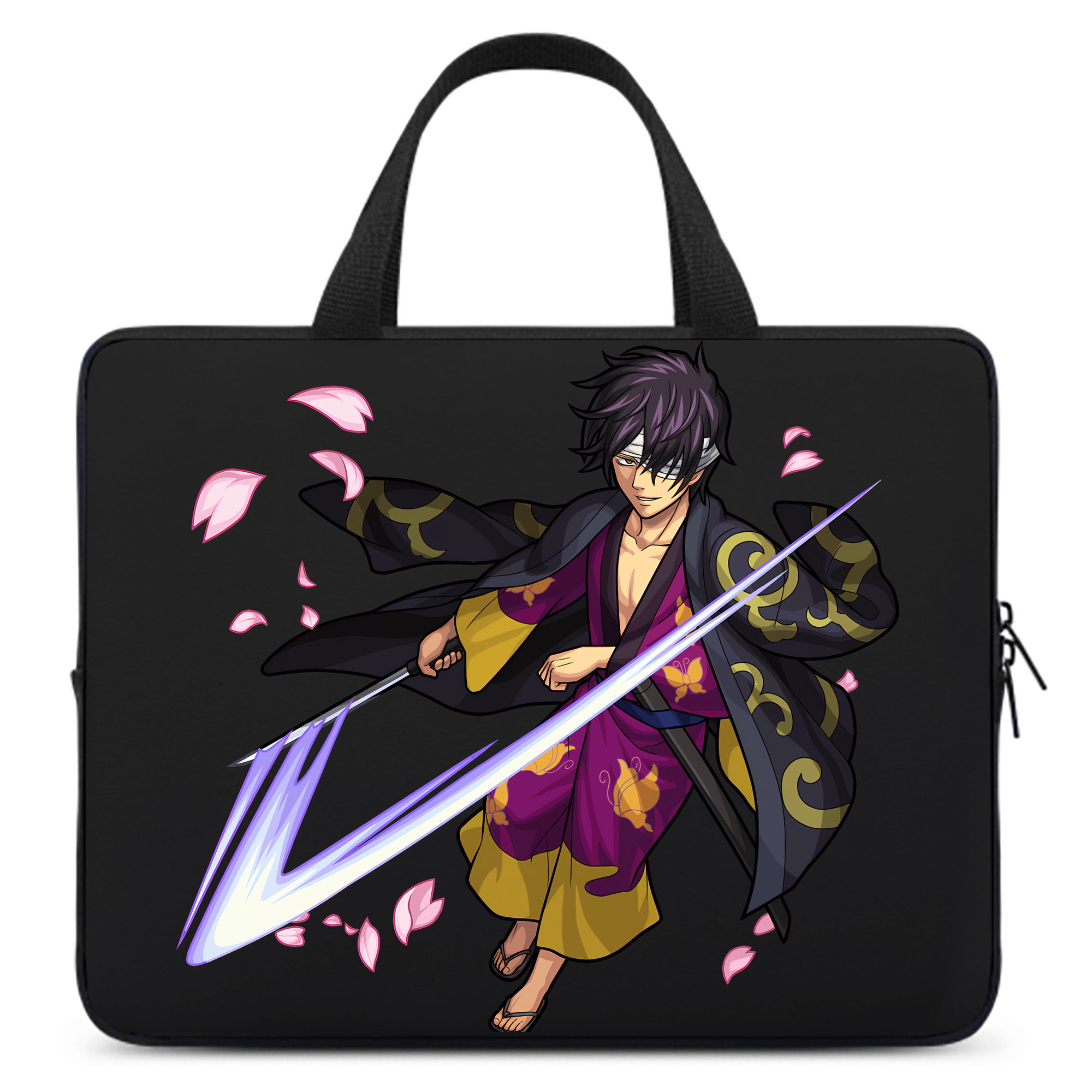 （画像用） ぎんたま 坂田銀時（さかたぎんとき） 神楽 志村新八（しむら しんぱち） GINTAMA Sakata Gintoki Kagura Shimura Shinpachi 手提げノートパソコンバッグ