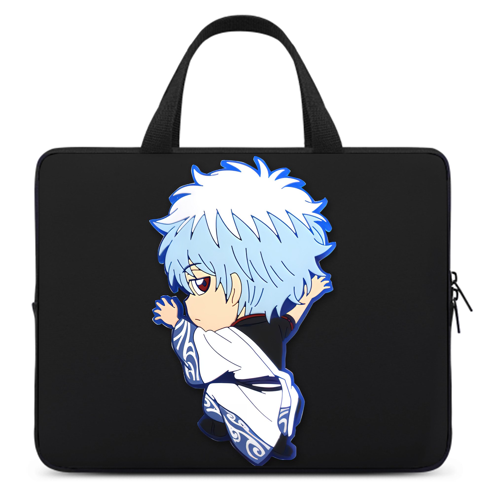 （画像用） ぎんたま 坂田銀時（さかたぎんとき） 神楽 志村新八（しむら しんぱち） GINTAMA Sakata Gintoki Kagura Shimura Shinpachi 手提げノートパソコンバッグ