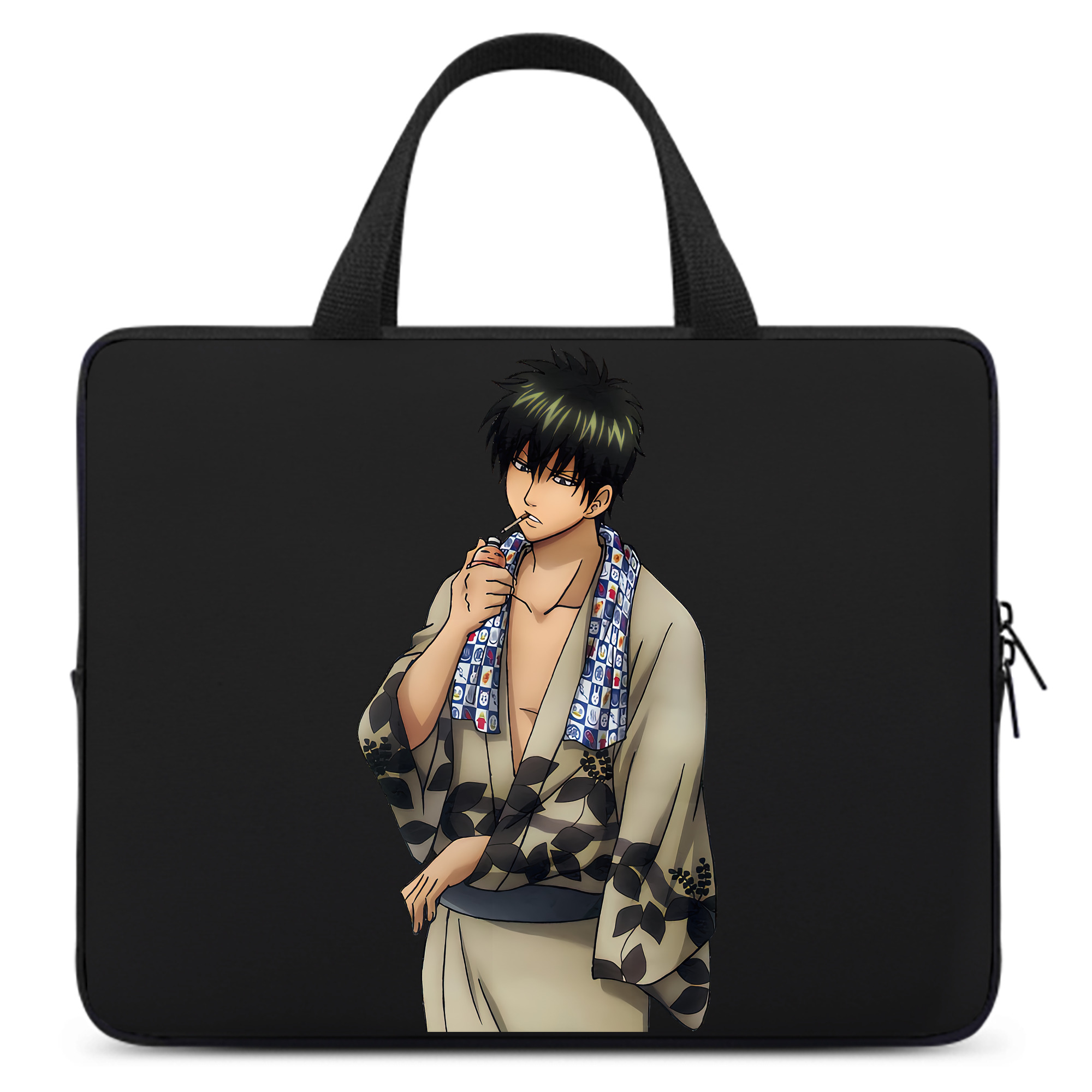 （画像用） ぎんたま 坂田銀時（さかたぎんとき） 神楽 志村新八（しむら しんぱち） GINTAMA Sakata Gintoki Kagura Shimura Shinpachi 手提げノートパソコンバッグ