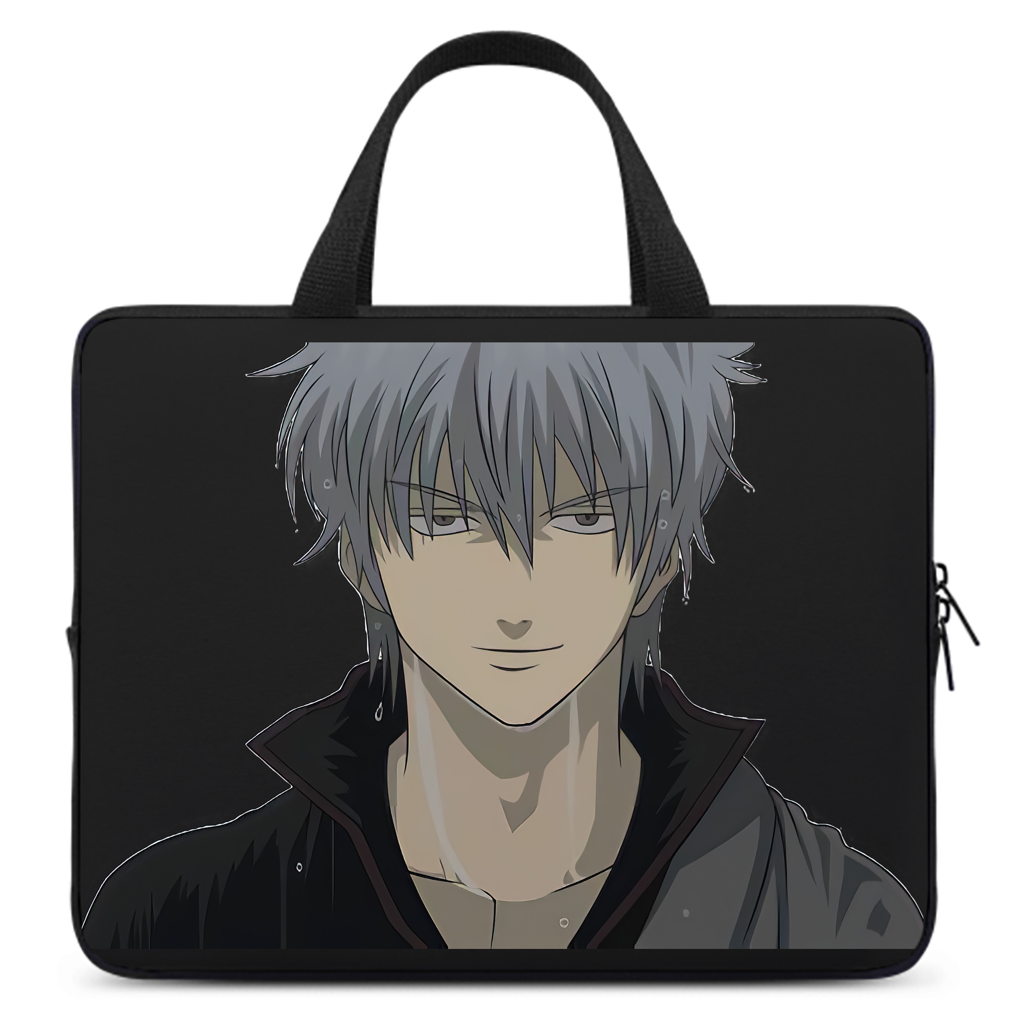 （画像用） ぎんたま 坂田銀時（さかたぎんとき） 神楽 志村新八（しむら しんぱち） GINTAMA Sakata Gintoki Kagura Shimura Shinpachi 手提げノートパソコンバッグ