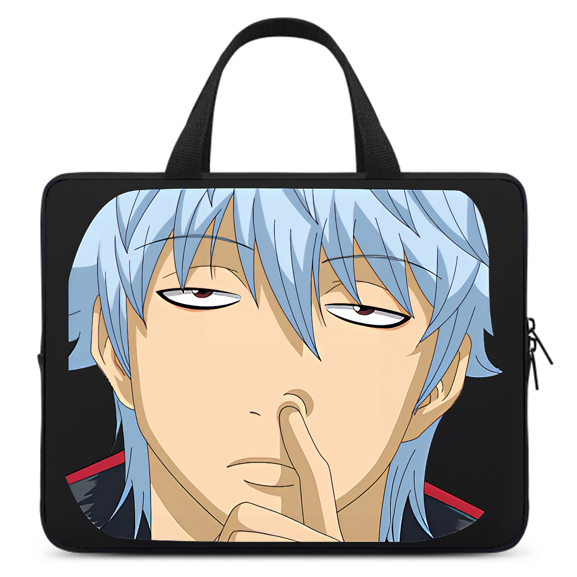 （画像用） ぎんたま 坂田銀時（さかたぎんとき） 神楽 志村新八（しむら しんぱち） GINTAMA Sakata Gintoki Kagura Shimura Shinpachi 手提げノートパソコンバッグ