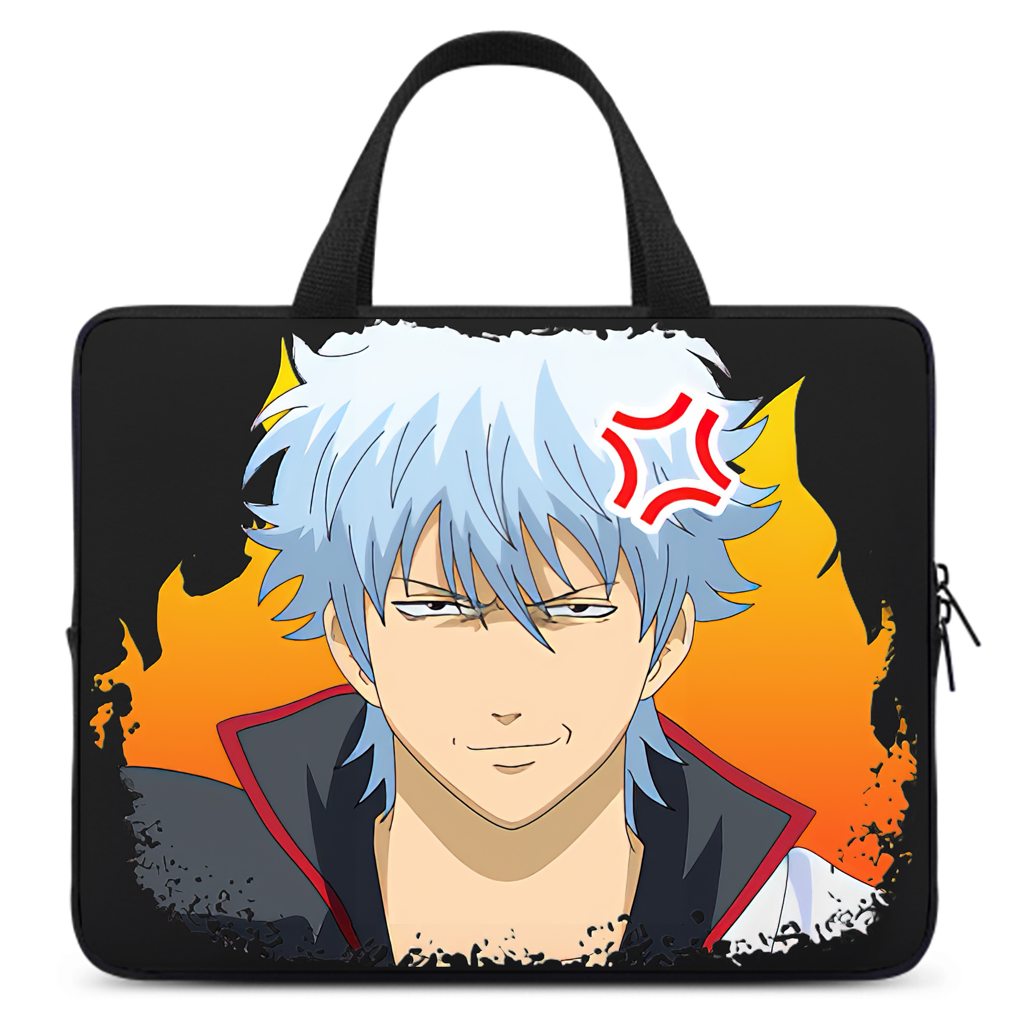 （画像用） ぎんたま 坂田銀時（さかたぎんとき） 神楽 志村新八（しむら しんぱち） GINTAMA Sakata Gintoki Kagura Shimura Shinpachi 手提げノートパソコンバッグ