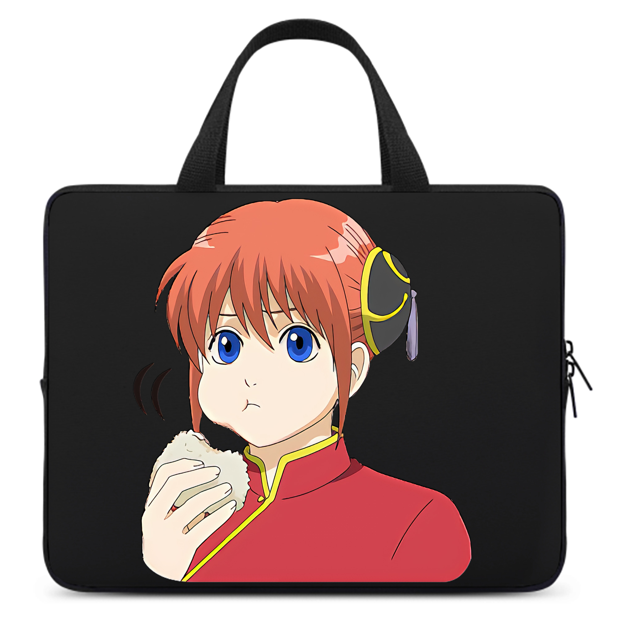 （画像用） ぎんたま 坂田銀時（さかたぎんとき） 神楽 志村新八（しむら しんぱち） GINTAMA Sakata Gintoki Kagura Shimura Shinpachi 手提げノートパソコンバッグ